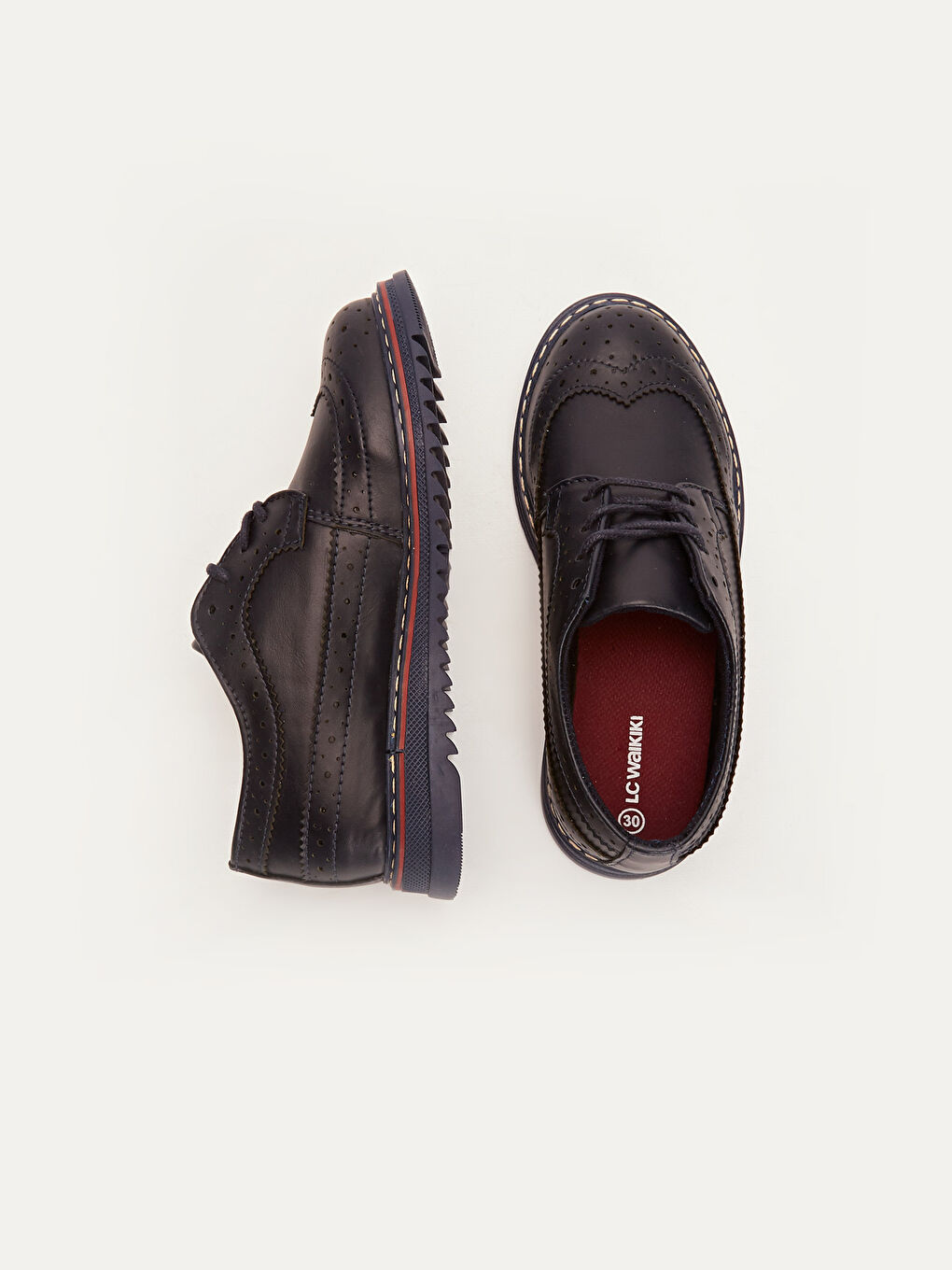 Boy NAVY Suit Shoes-1