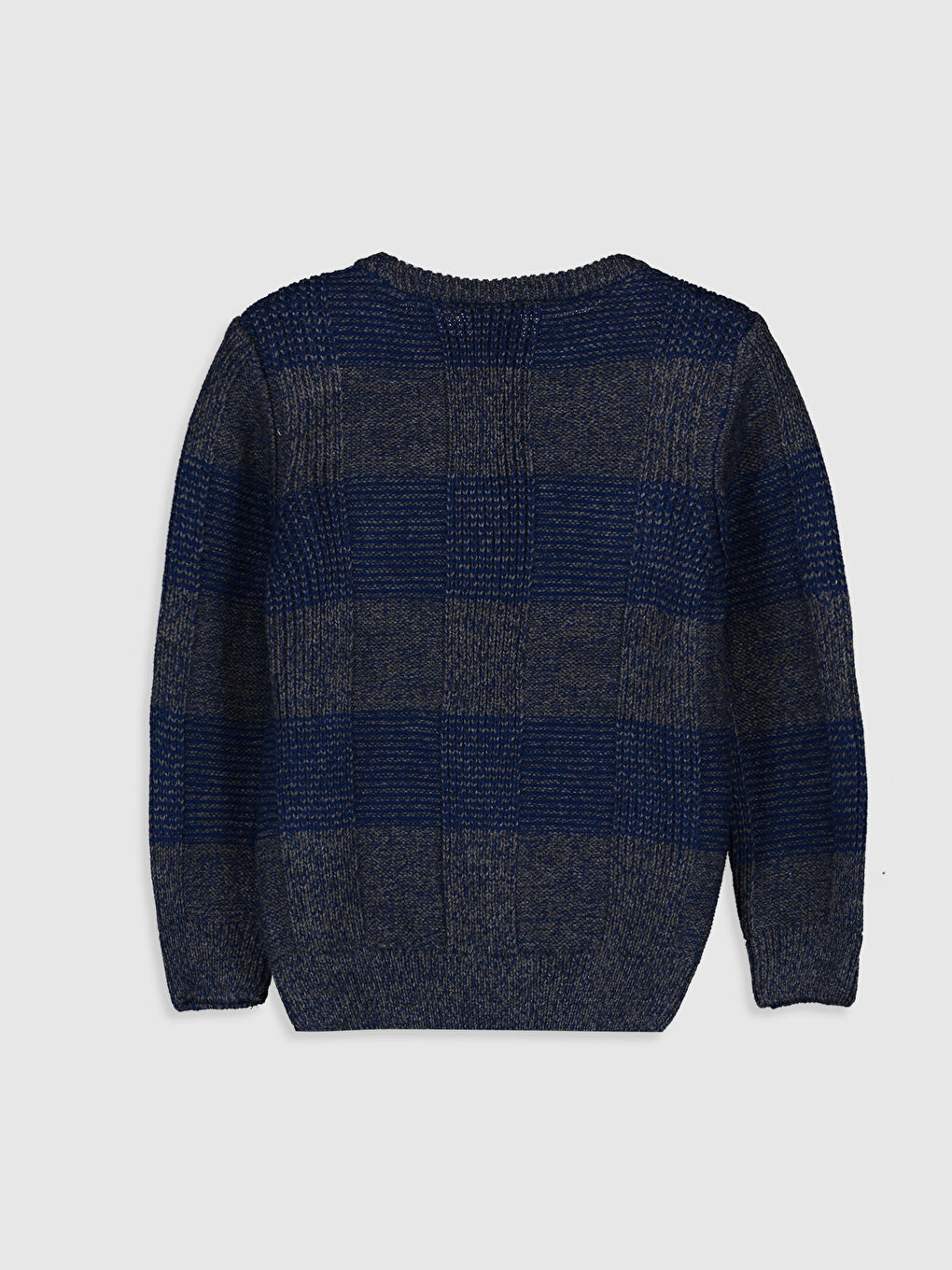 Mavi Bisiklet Yaka Erkek Çocuk Kazak-1