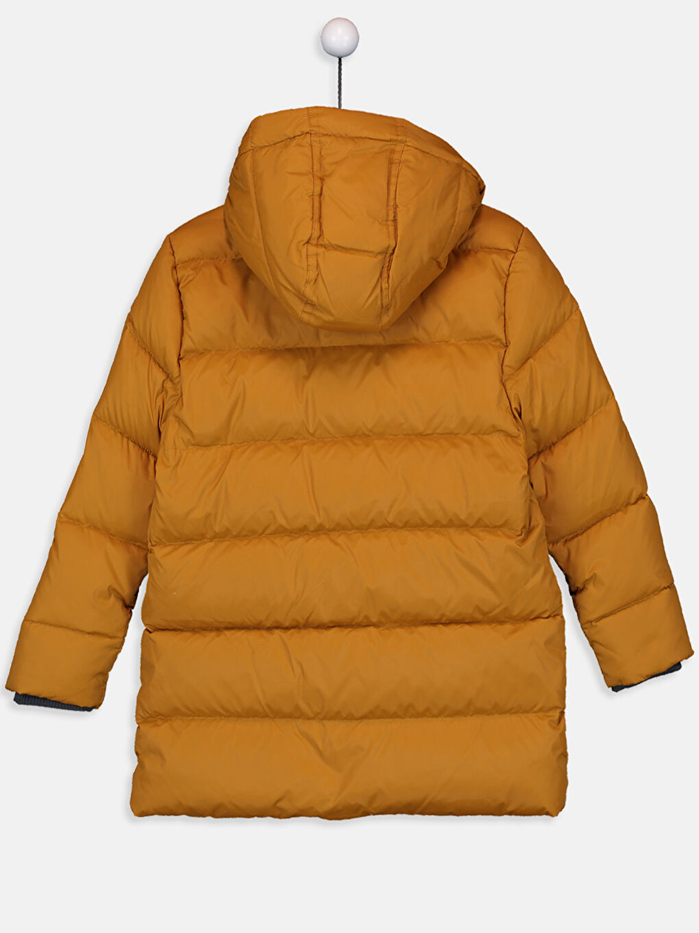 Koyu Sarı Şişme Mont-1