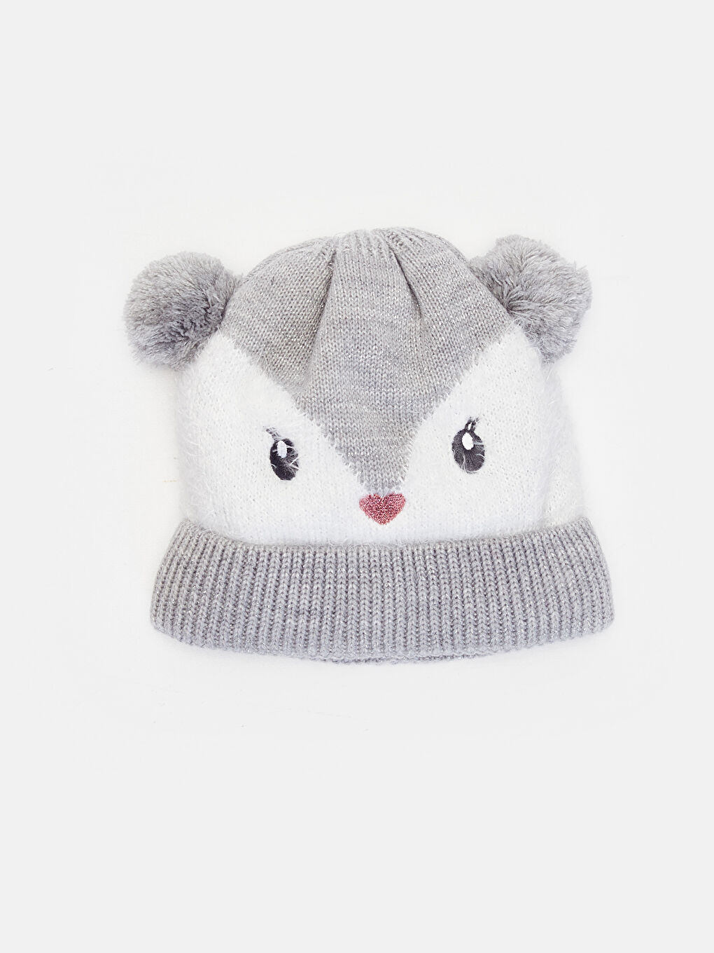 قبعة صغيرة رمادى فتاة