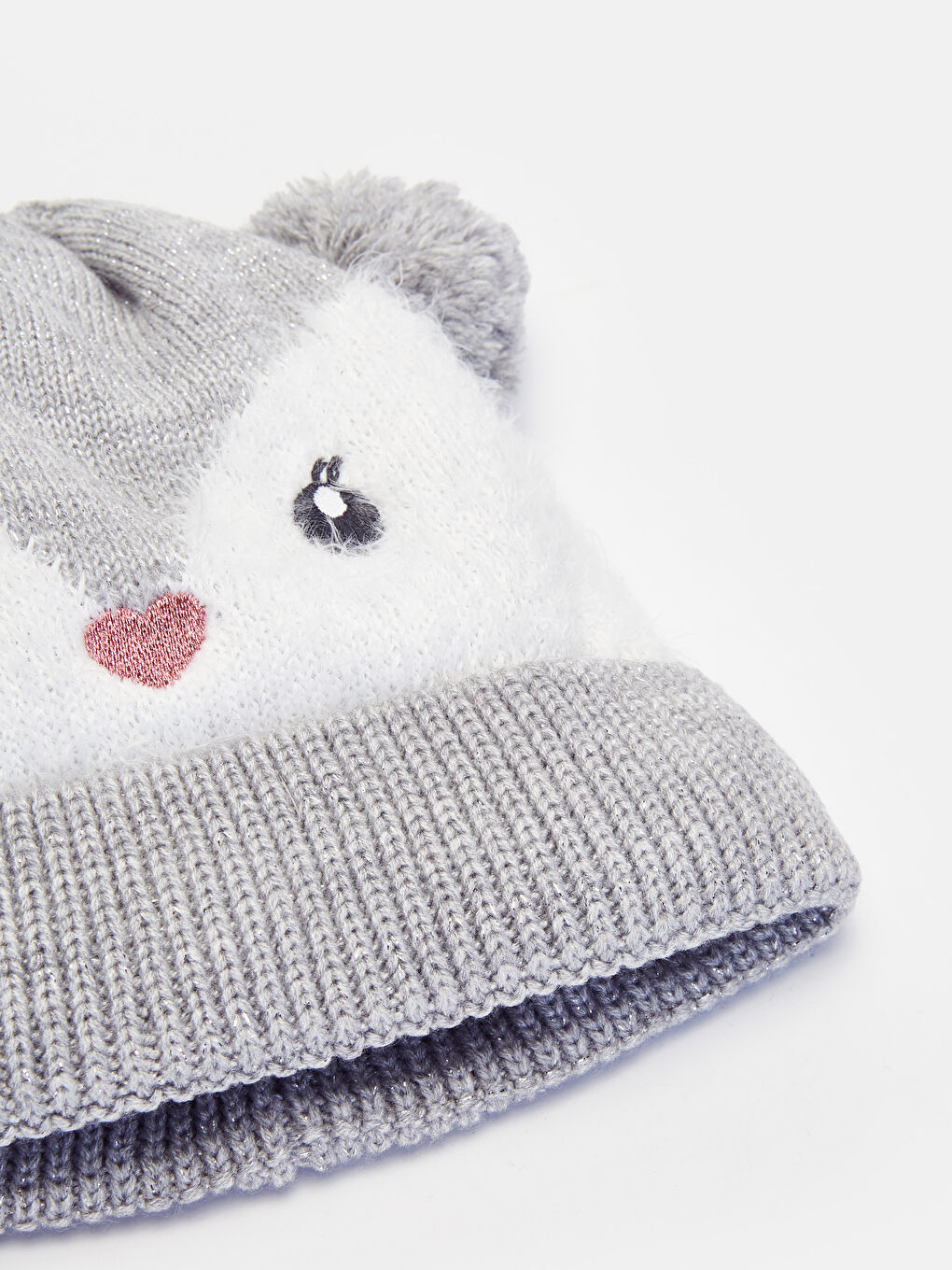 قبعة صغيرة رمادى فتاة-1