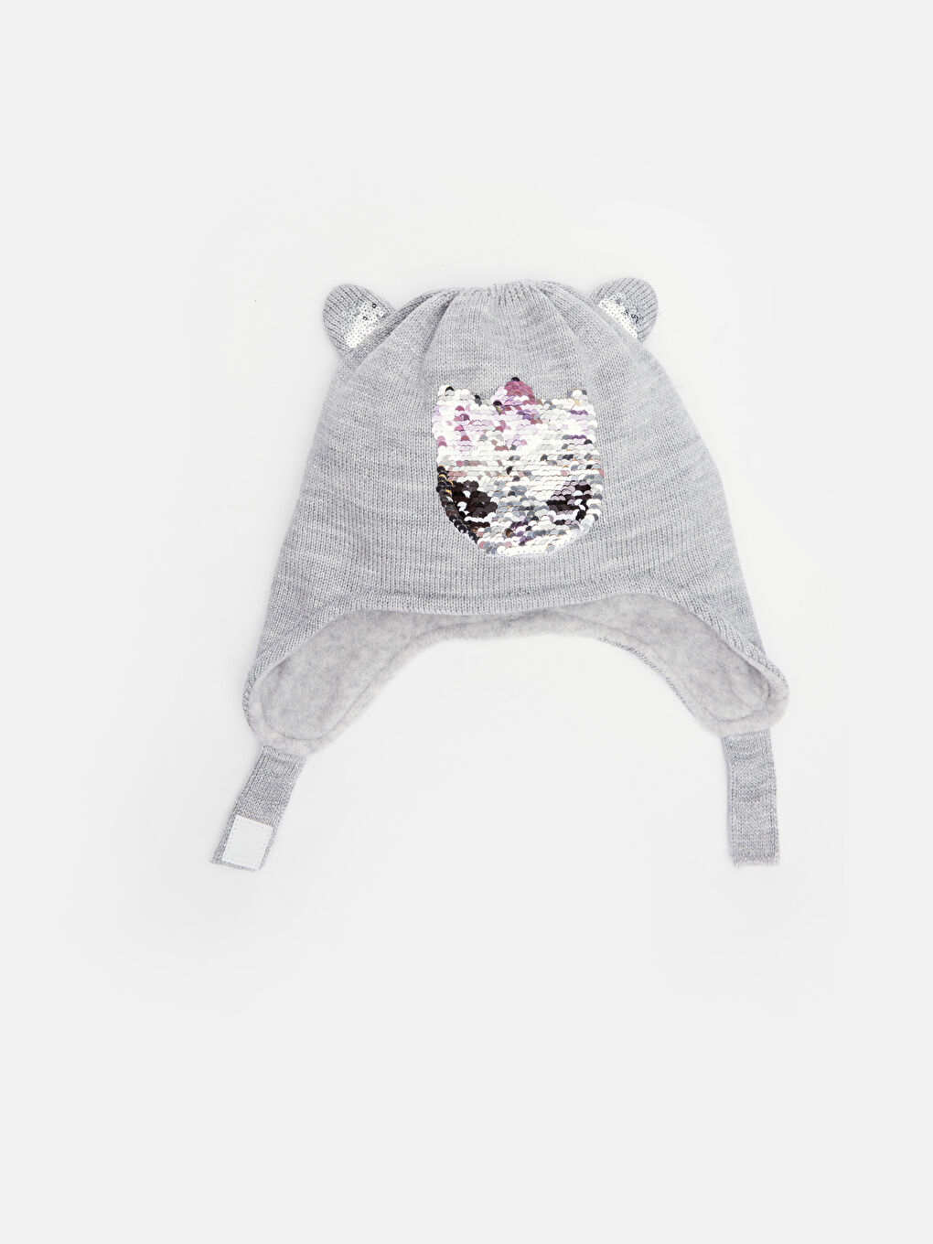 Girl GREY Beanie-1