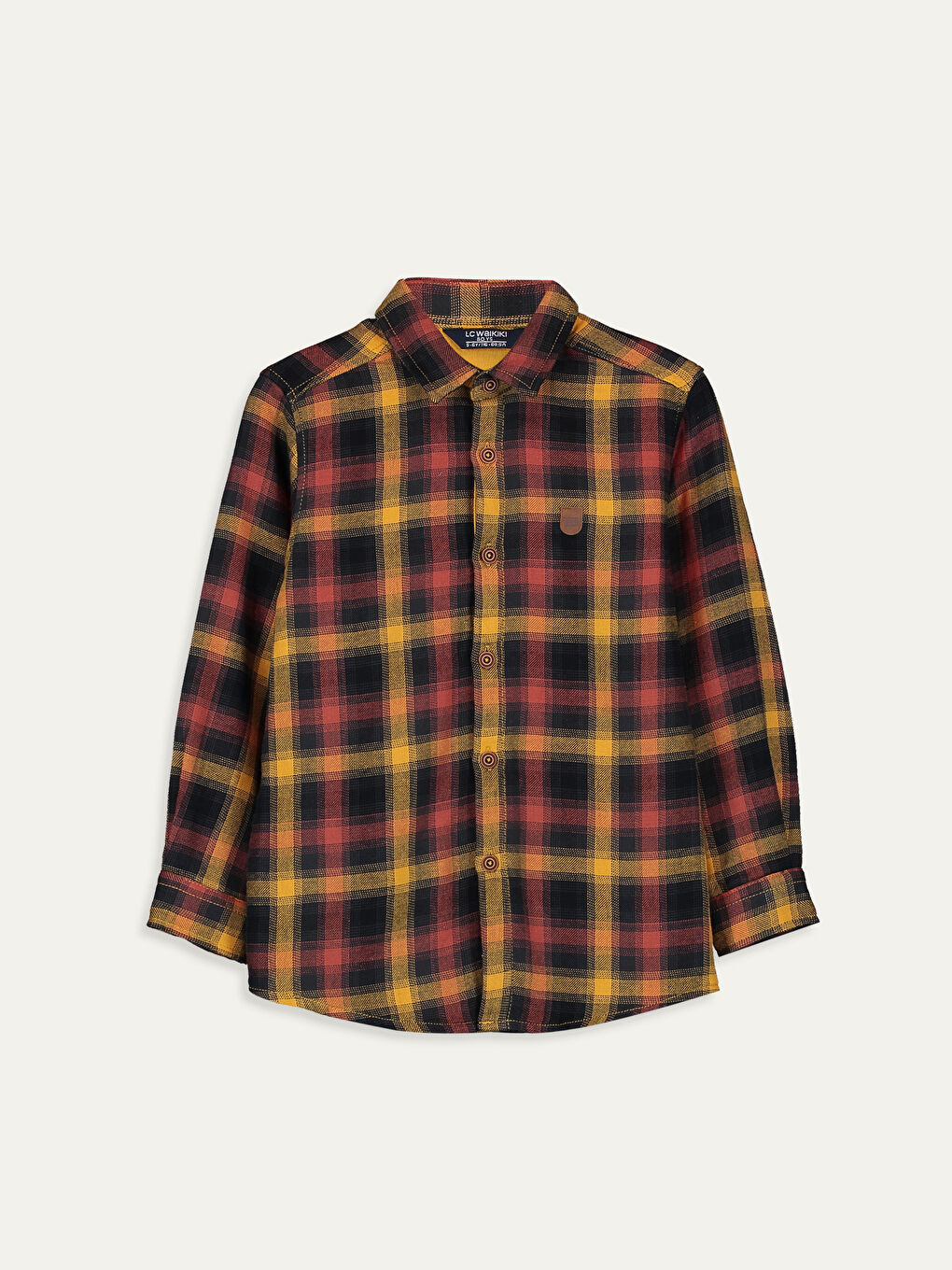 Turuncu Ekoseli Gömlek