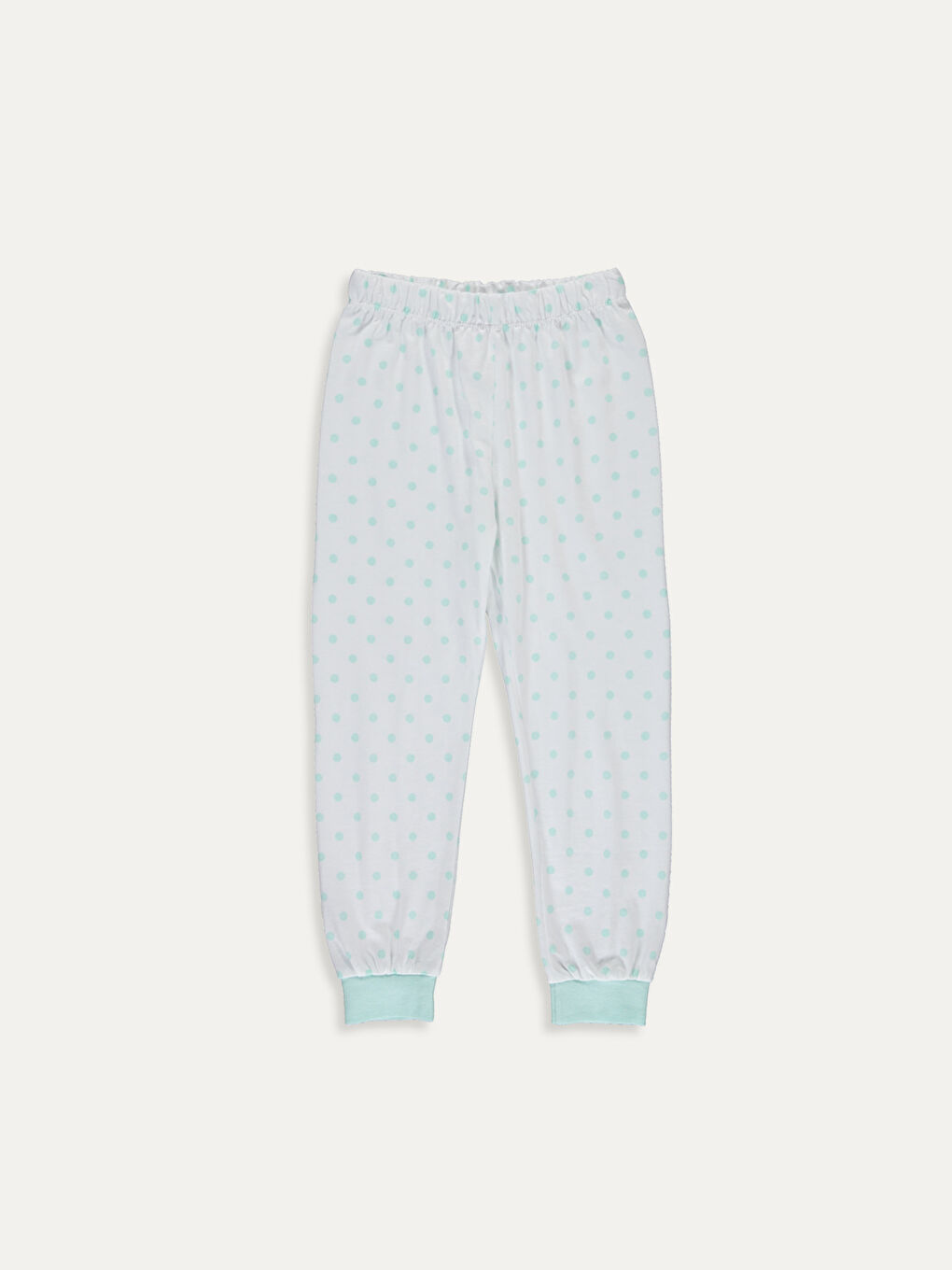 Beyaz Baskılı Pijama Takım-3