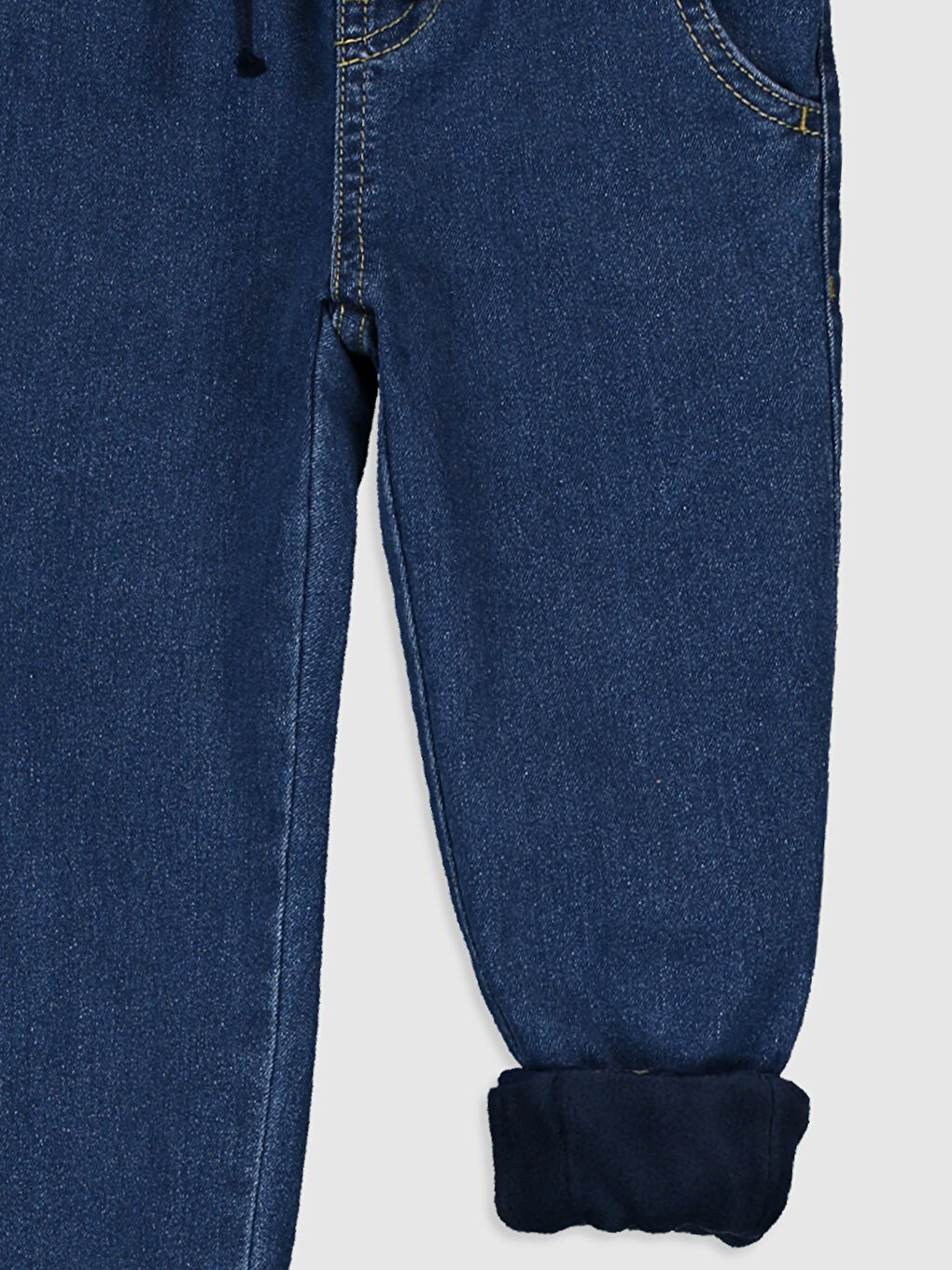 İndigo Rahat Kalıp Erkek Çocuk Jean Pantolon-2