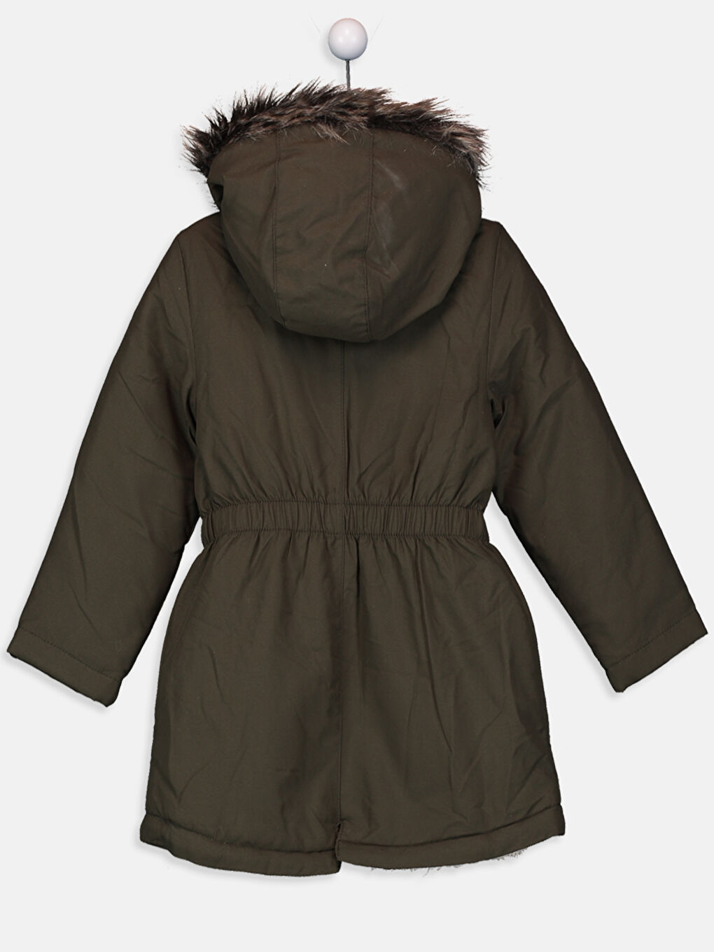 معطف طويل كاكي فتاة-1