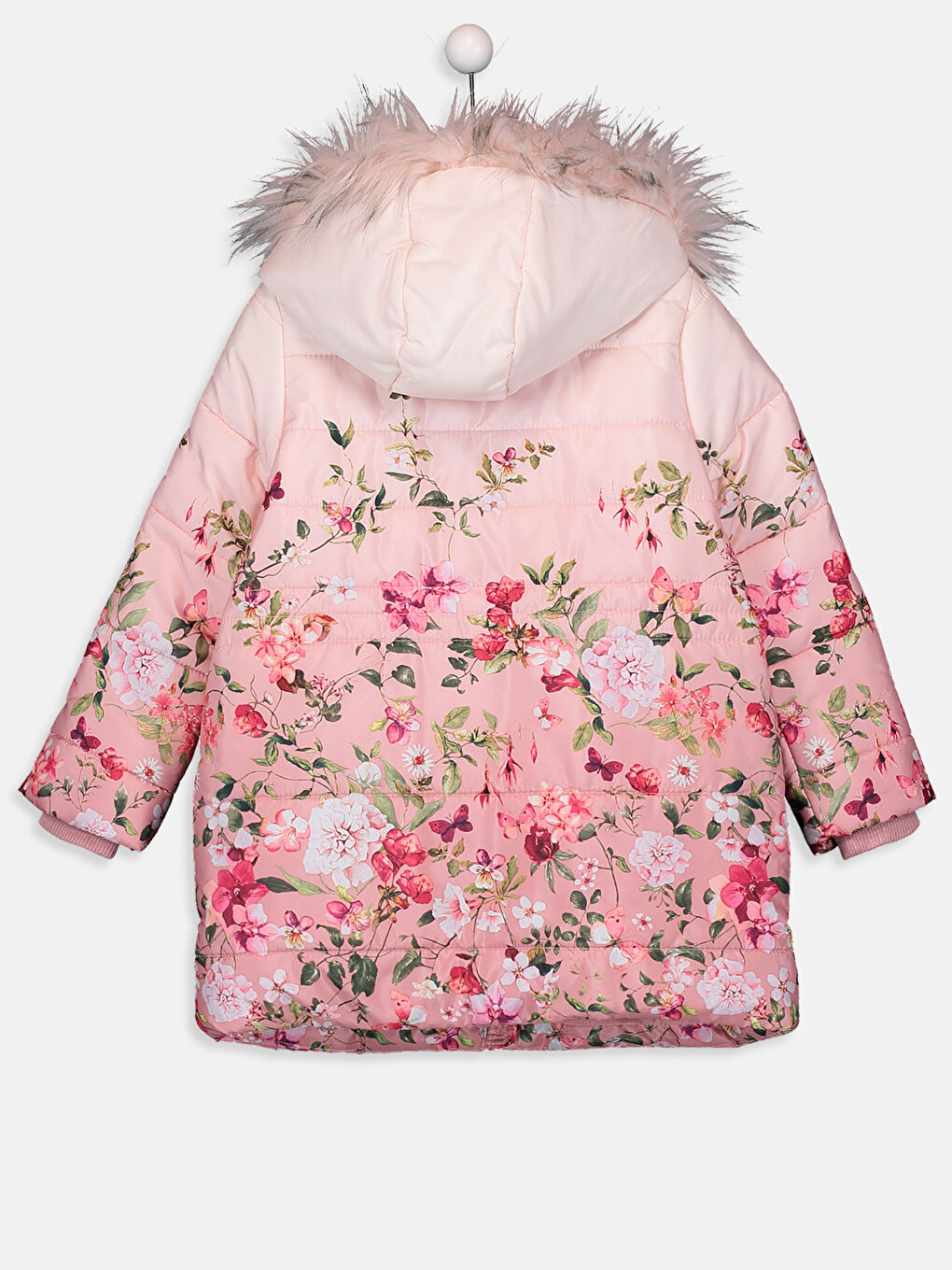 Pembe Baskılı Kaban-1