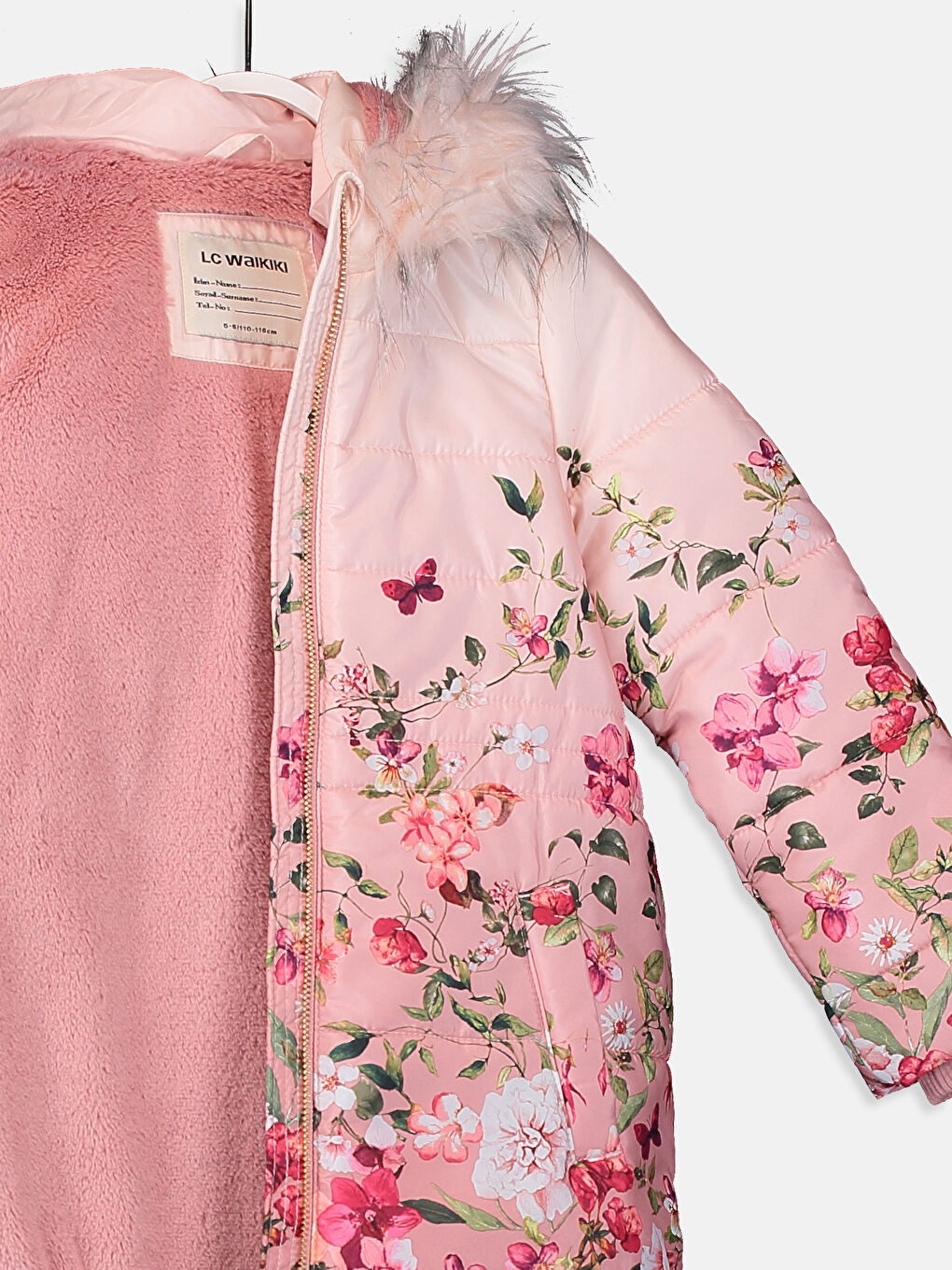 Pembe Baskılı Kaban-2