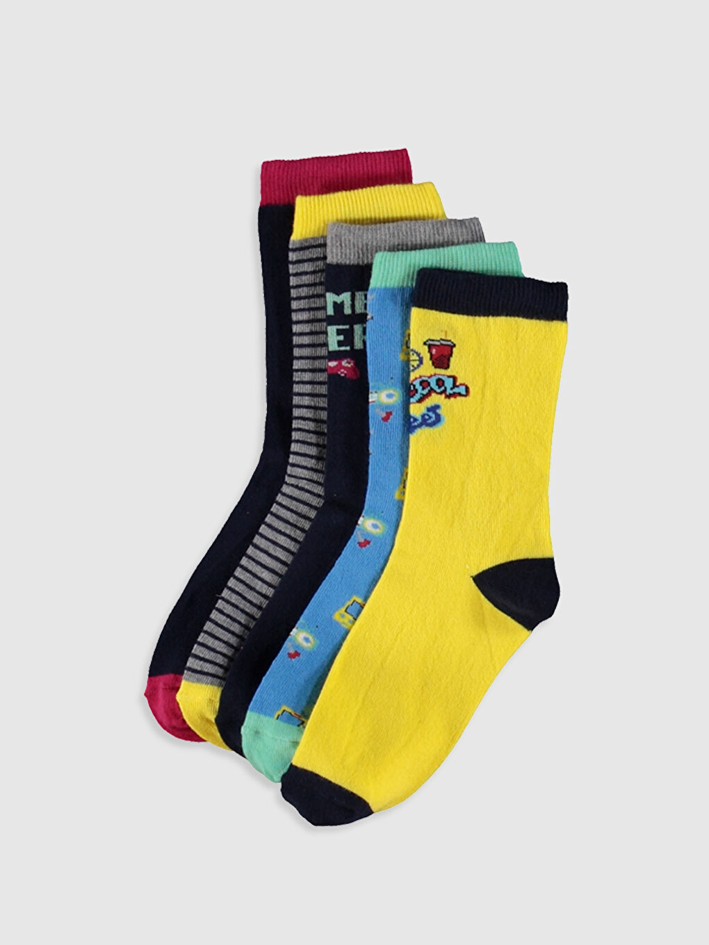 Karışık Erkek Çocuk Soket Çorap