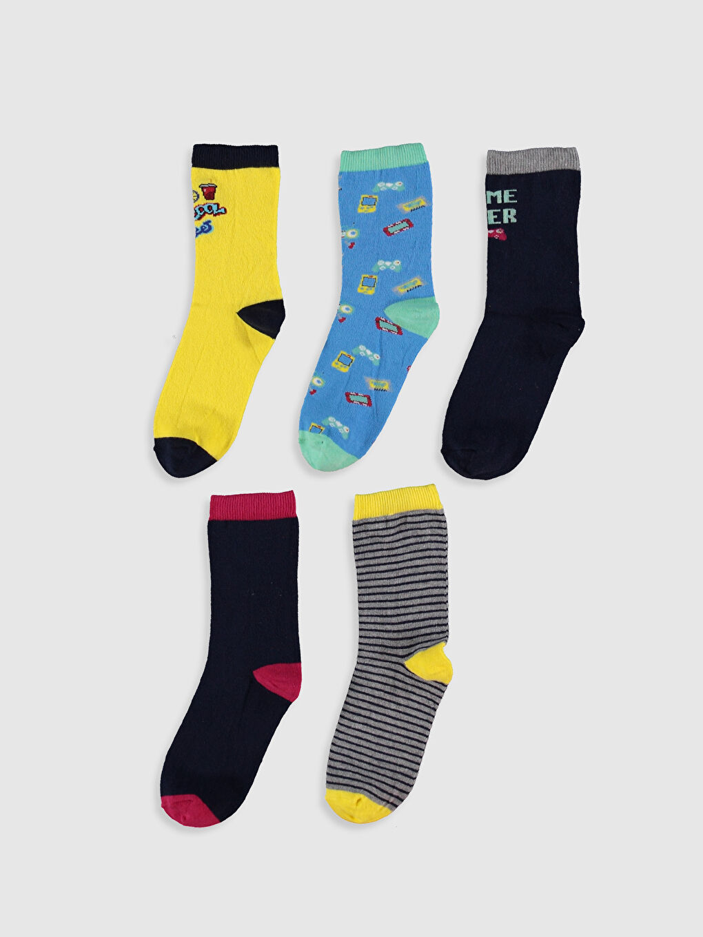 Karışık Erkek Çocuk Soket Çorap-1