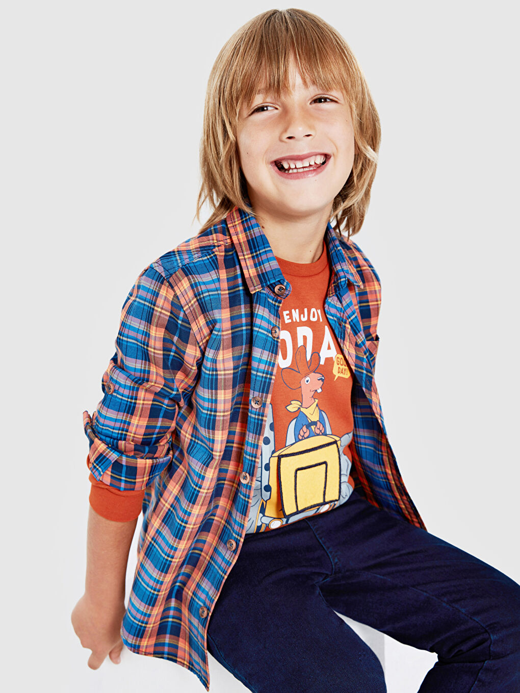 Boy ORANGE Shirt