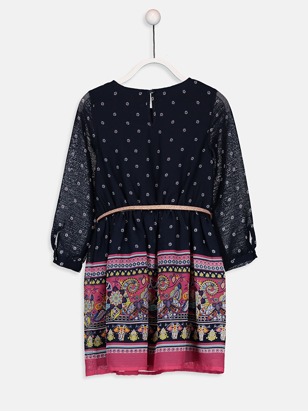 Long Sleeve Girls Dress-1