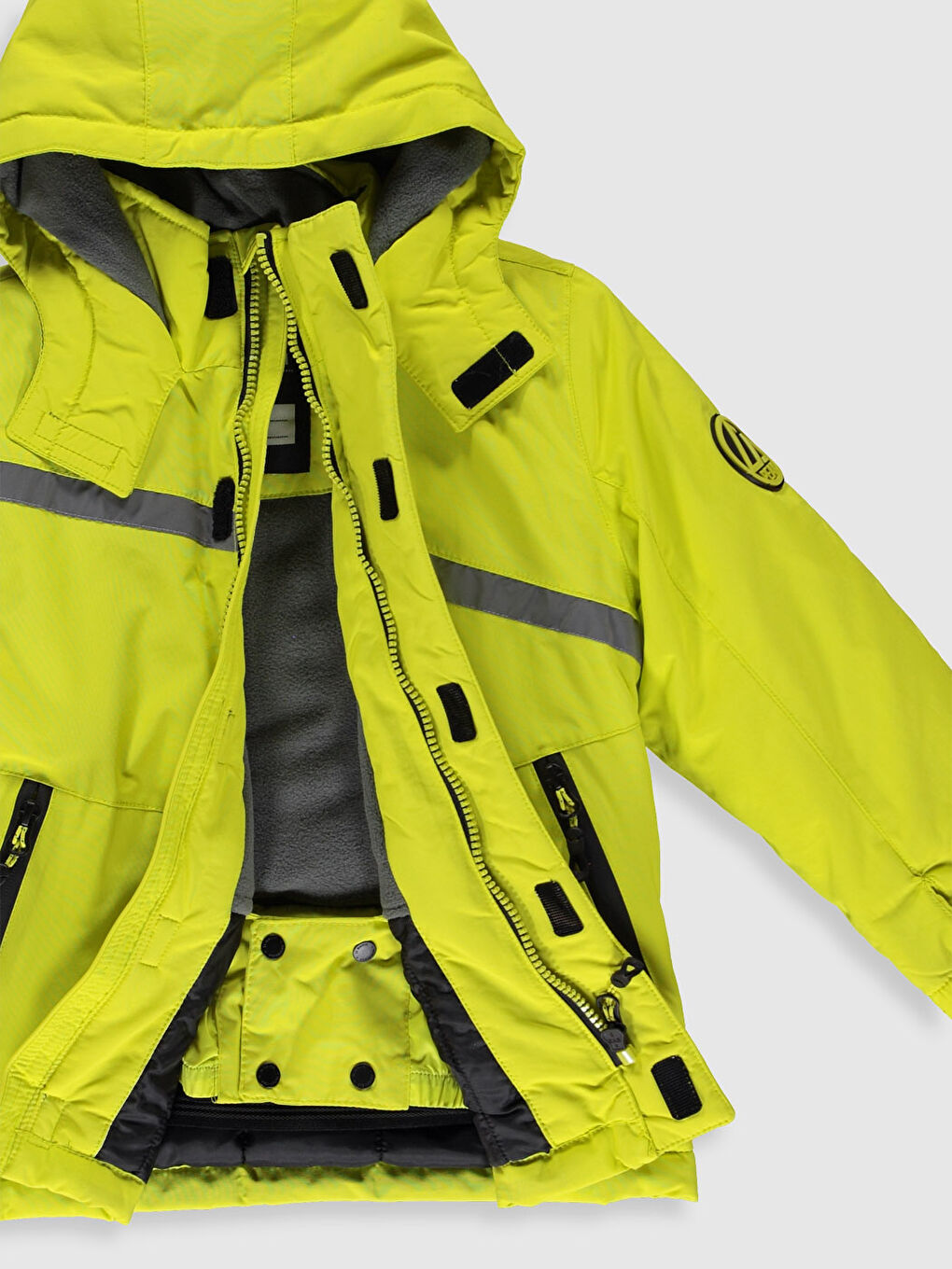 Boy GREEN Puffer Coat-2