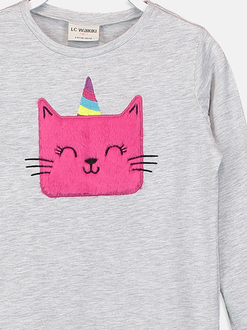 ゆき☺︎‬♥‪☺︎‬‪☺︎‬ LCW Kids Crew Neck Printed Long Sleeve Girl Tricot Sweater