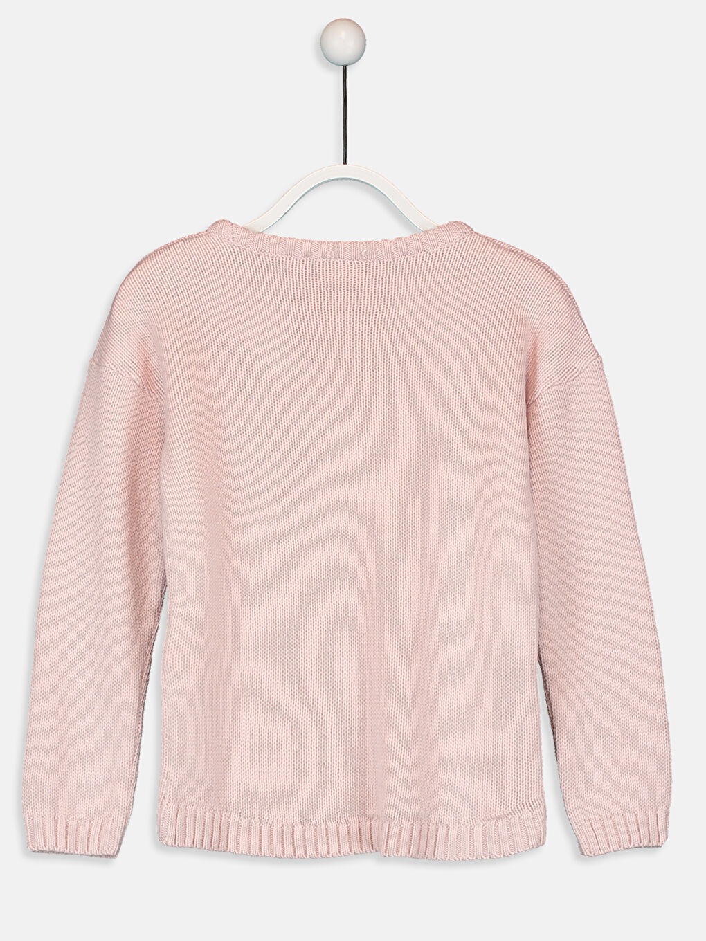 дөңгелек жағалы қыздарға арналған жемпір-1