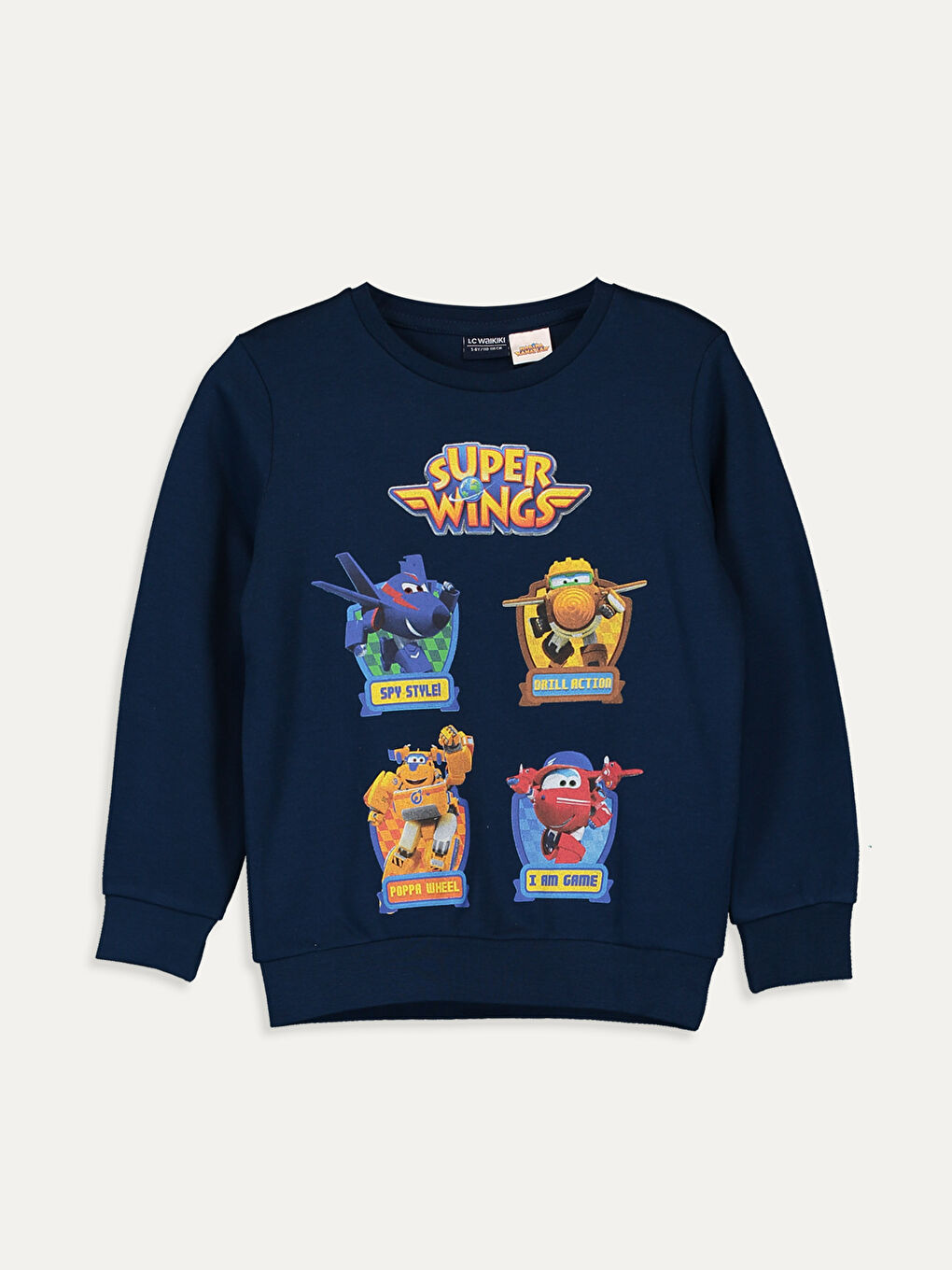 LCW Kids Rundhalsausschnitt Langarm T-Shirt für Jungen -9W8029Z4-JC7
