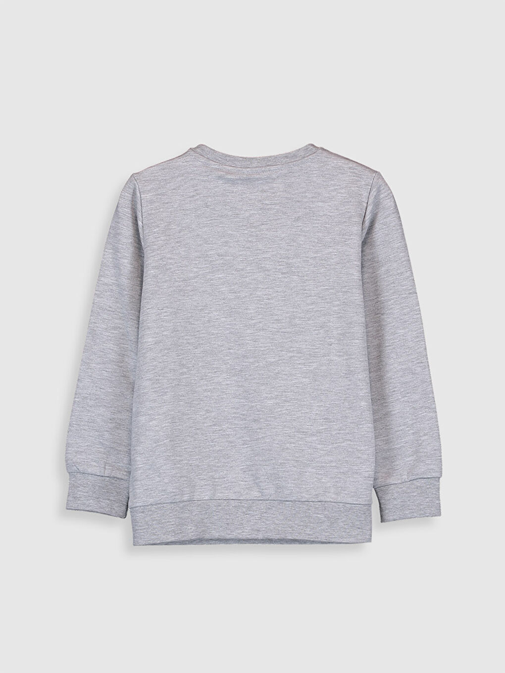 Gri Erkek Çocuk Çift Yönlü Payetli Sweatshirt-2