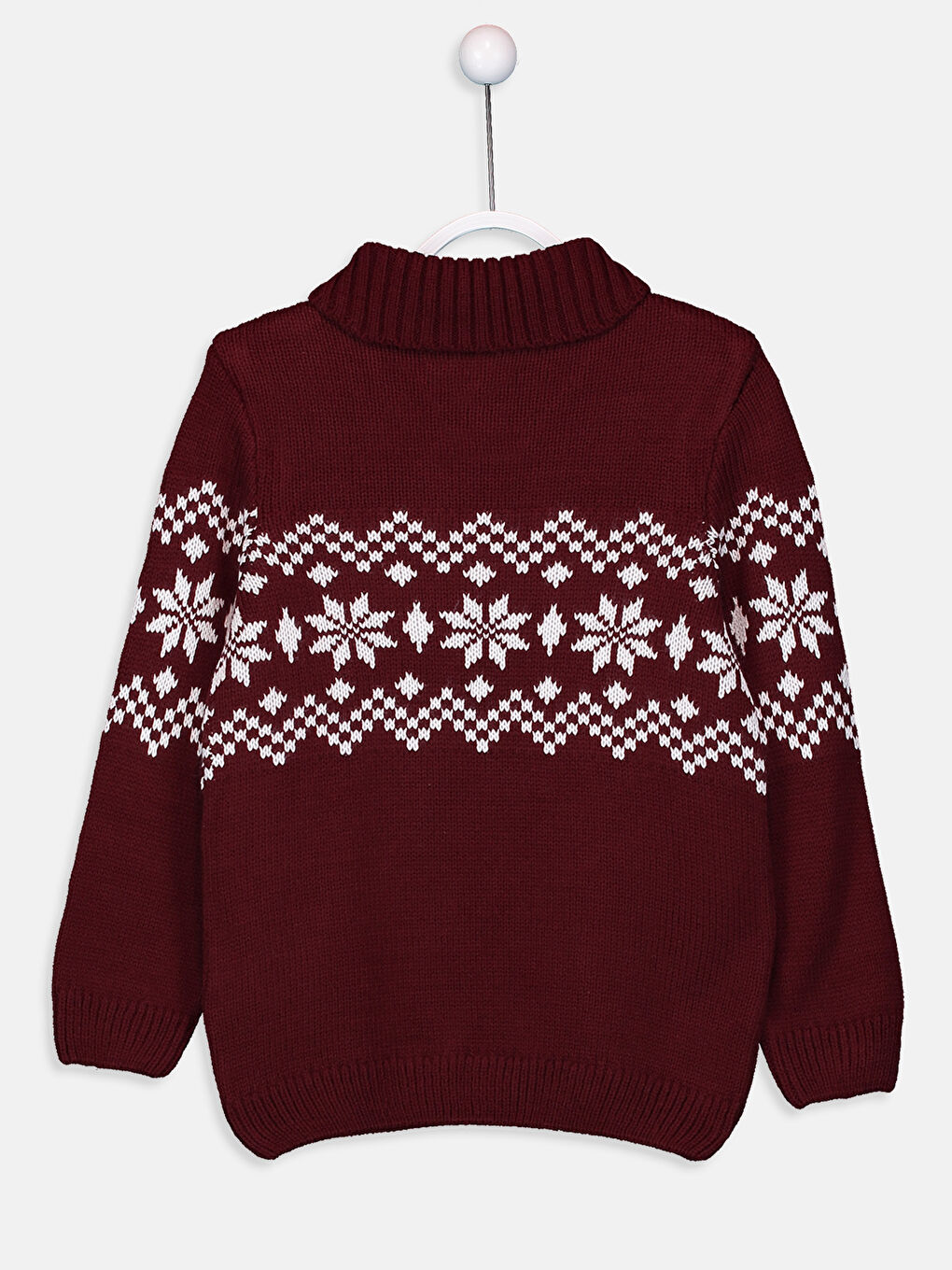 Schalkragen Jungen Pullover-1