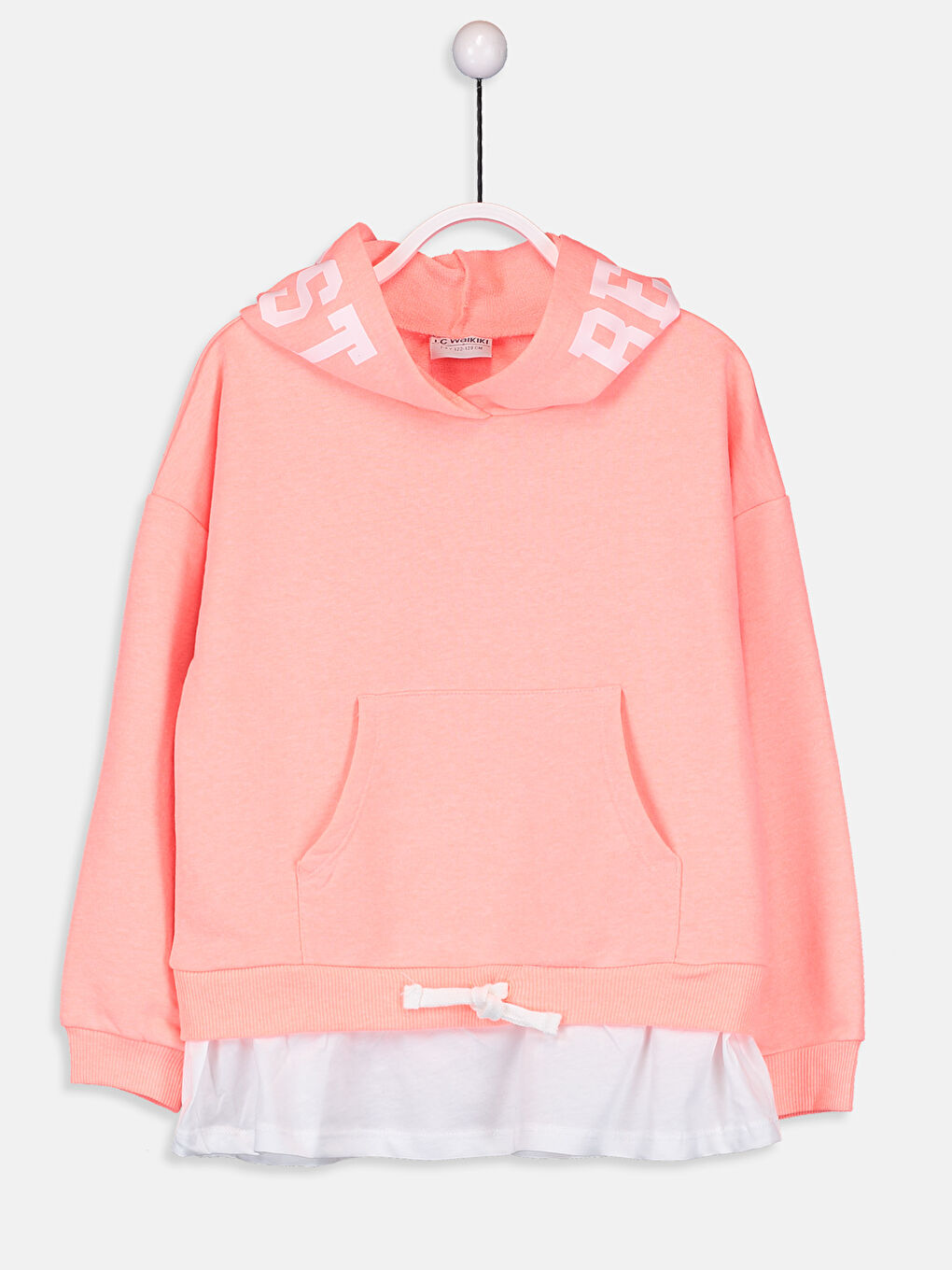 LCW Kids Girl CORAL Sweatshirt -9W8821Z4-MXP