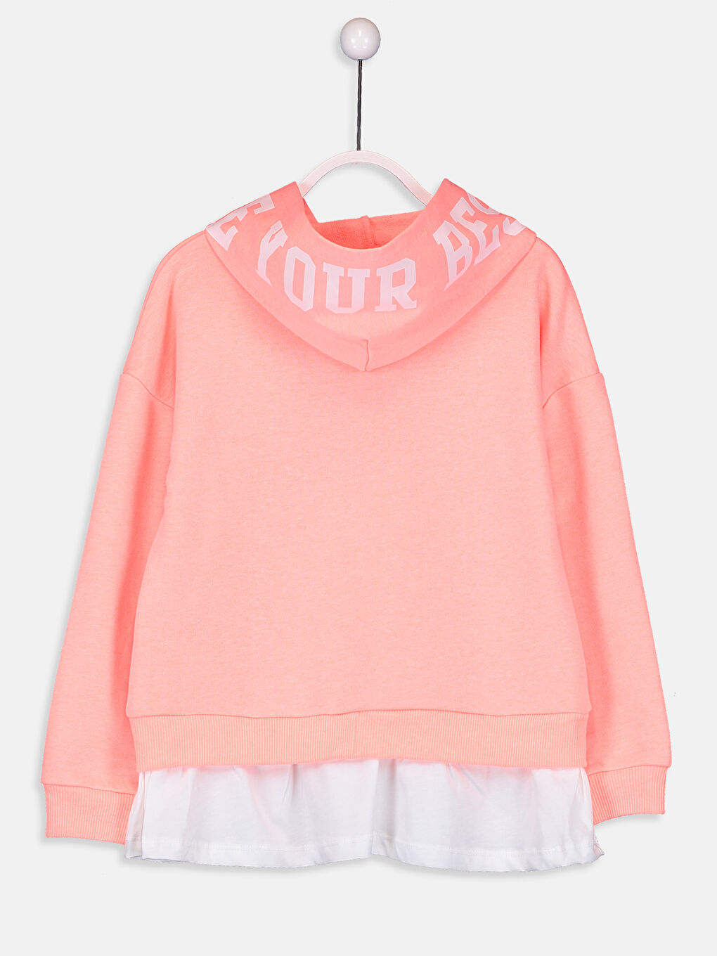 LCW Kids Girl CORAL Sweatshirt -9W8821Z4-MXP