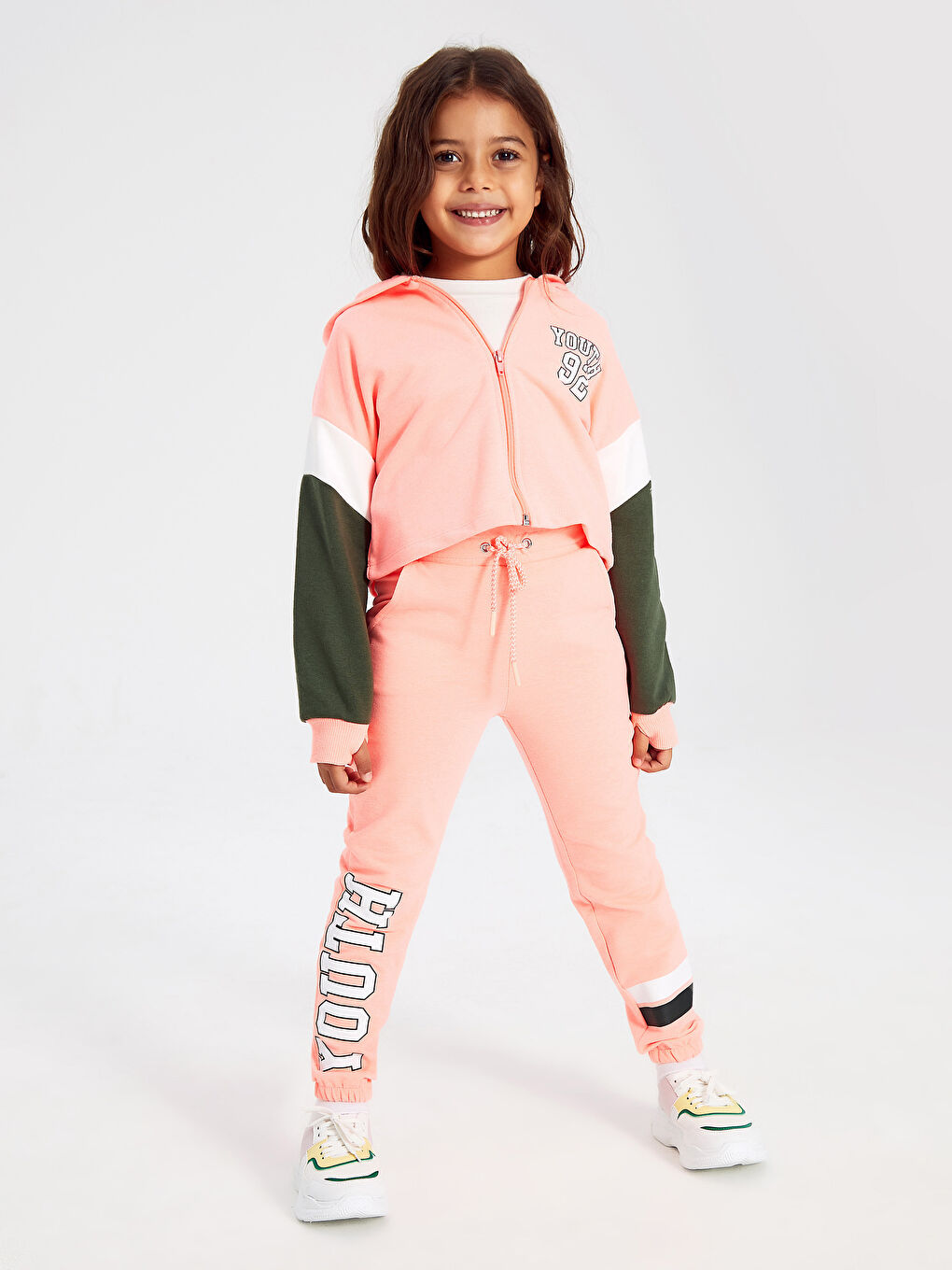 Mercan Kız Çocuk Eşofman Altı