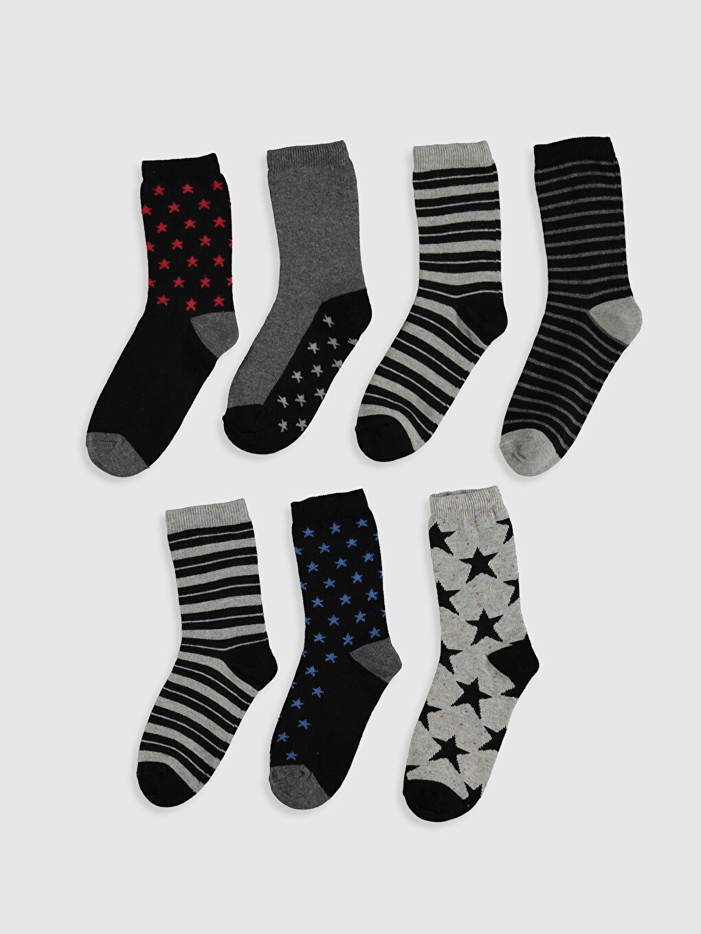 Boys' Ankle Socks 7 Pack-1