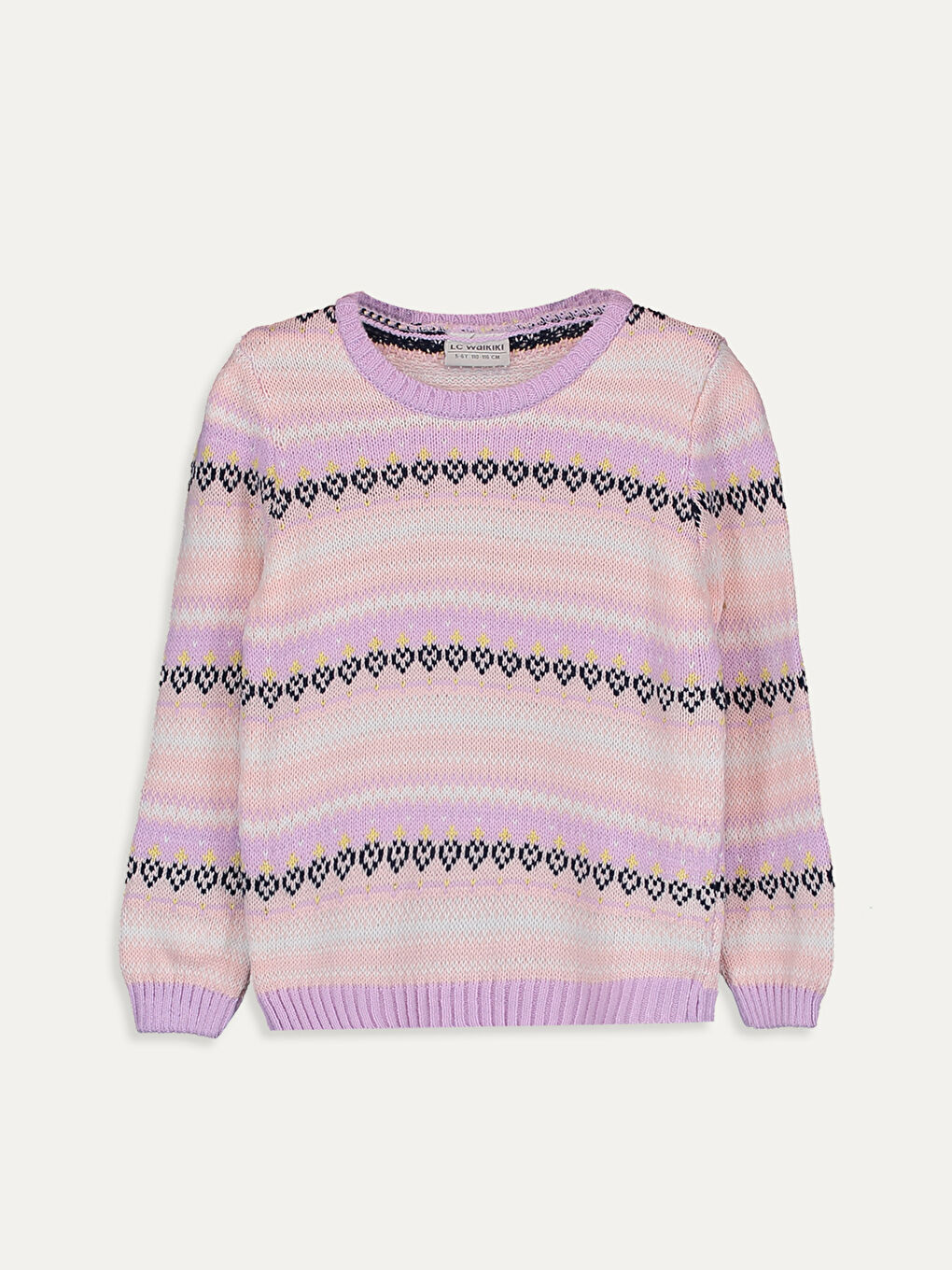 Crew Neck Girls' Sweater