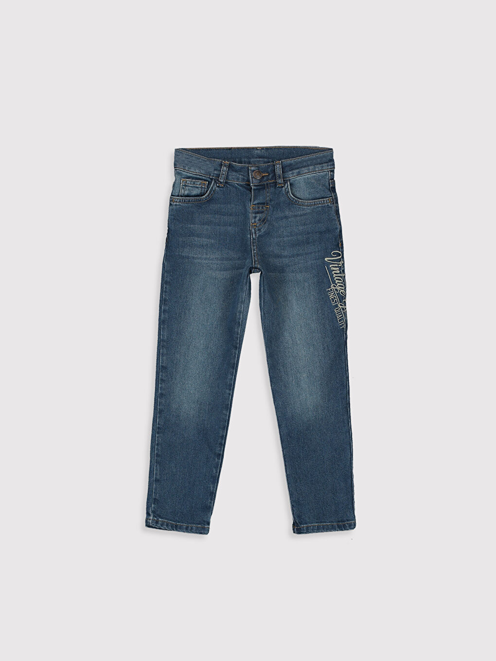 Orta Ton İndigo Rodeo Jean Pantolon