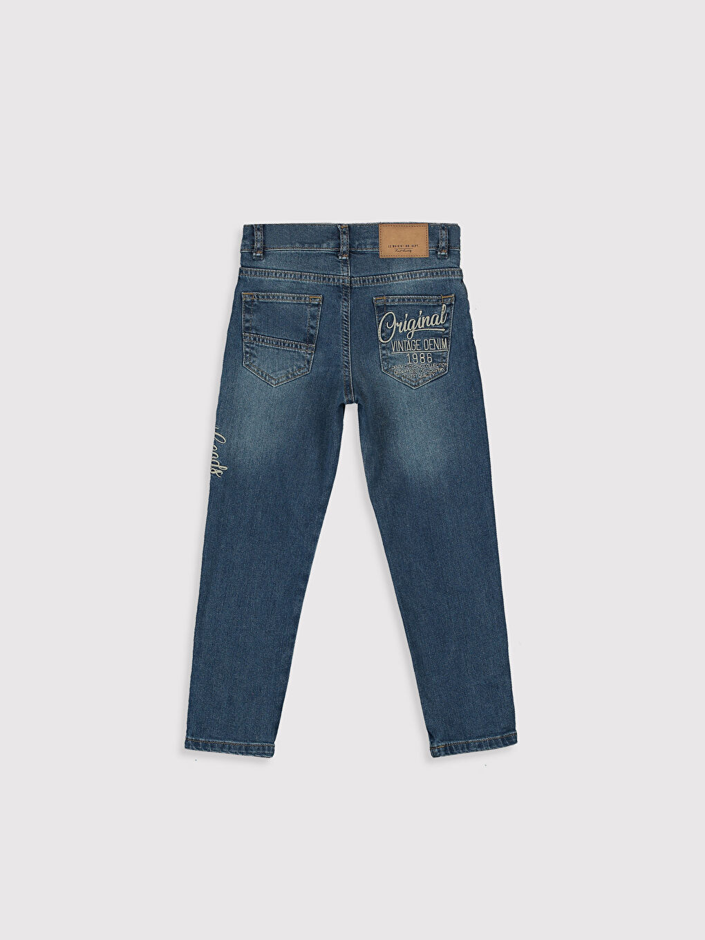 Orta Ton İndigo Rodeo Jean Pantolon-1