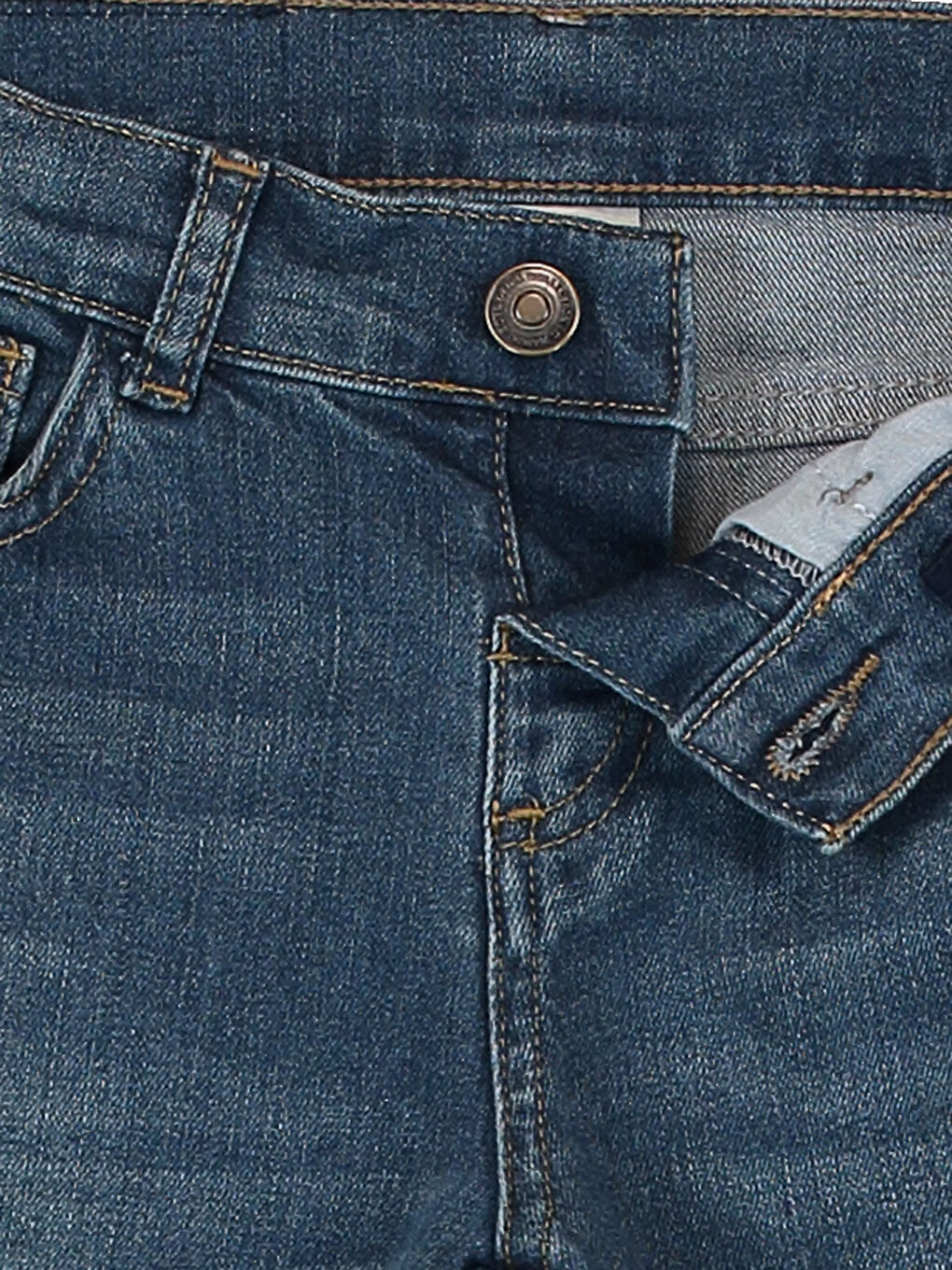 Orta Ton İndigo Rodeo Jean Pantolon-2