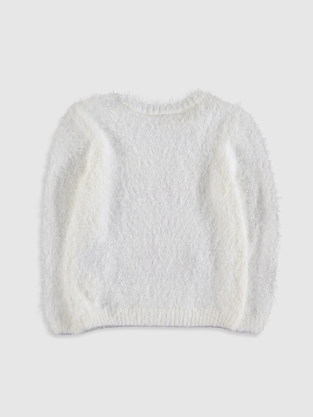 Девочки экрю Свитер-1