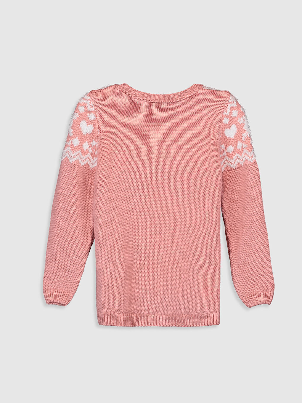 дөңгелек жағалы қыздарға арналған жемпір-1