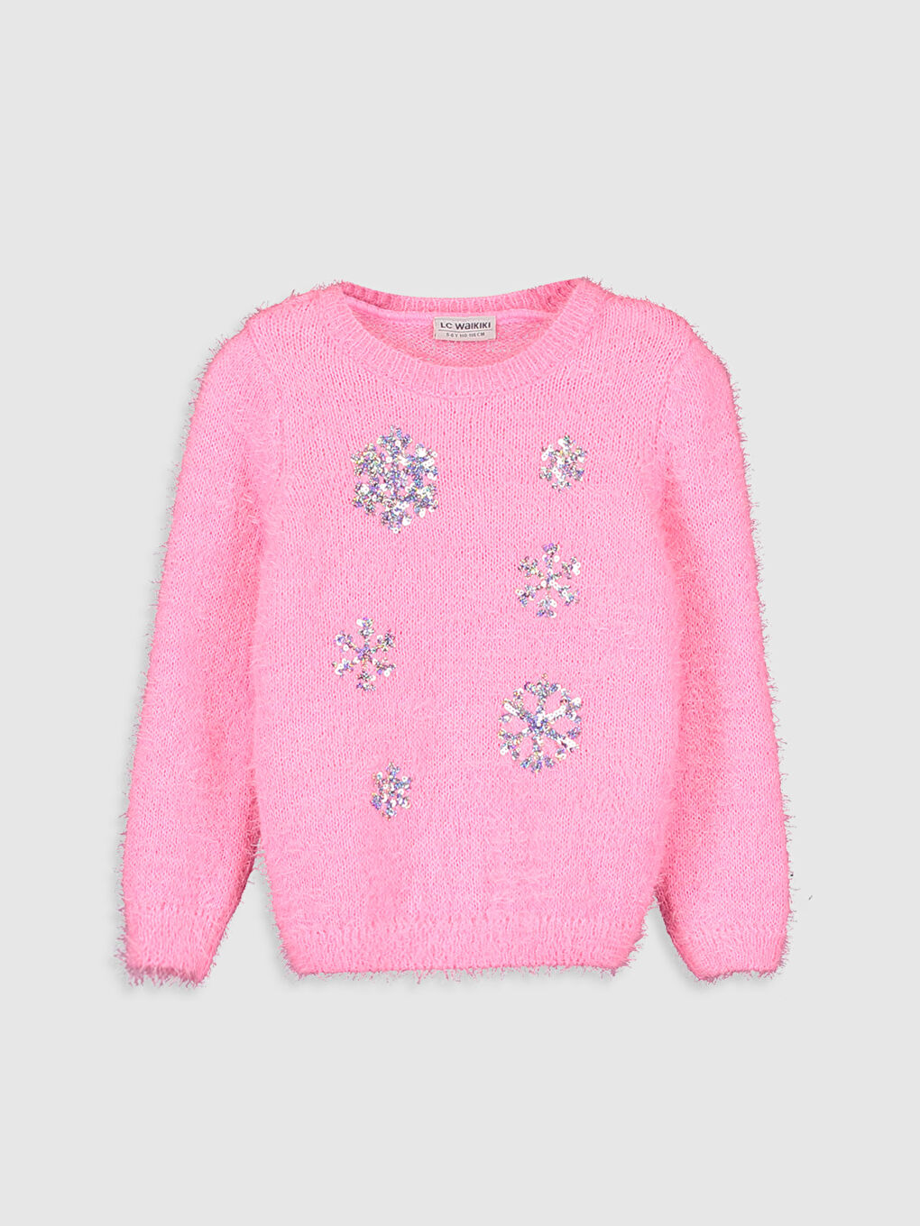 дөңгелек жағалы қыздарға арналған жемпір