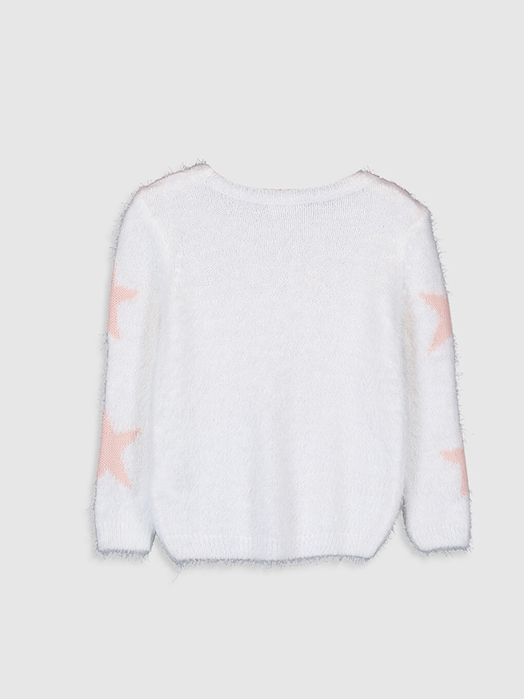 Свитер с круглым вырезом для девочек-1