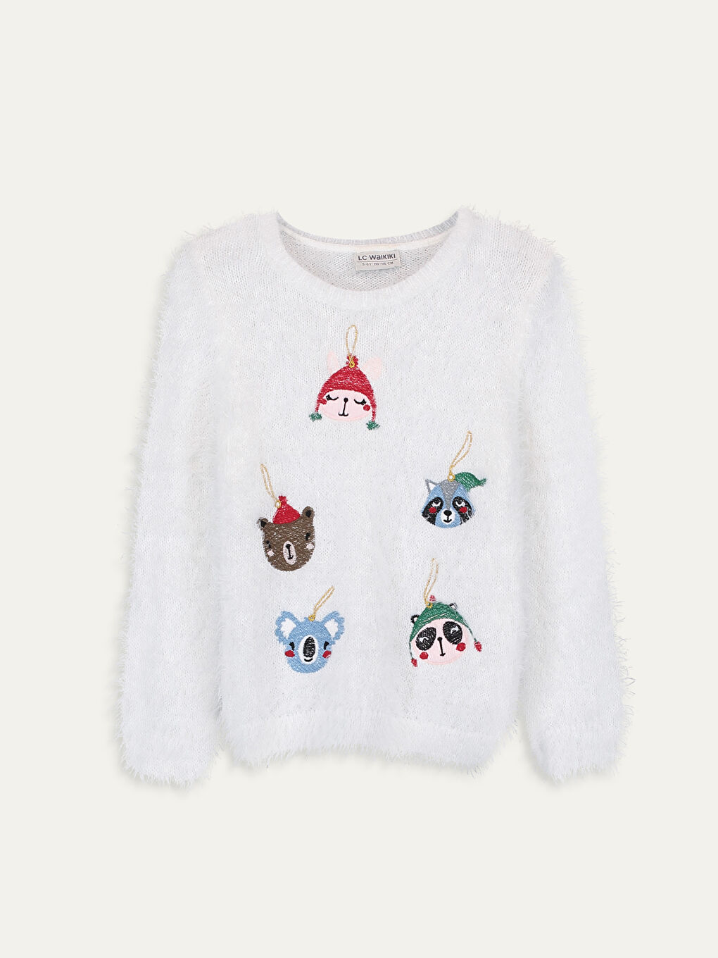 Crew Neck Girls' Sweater