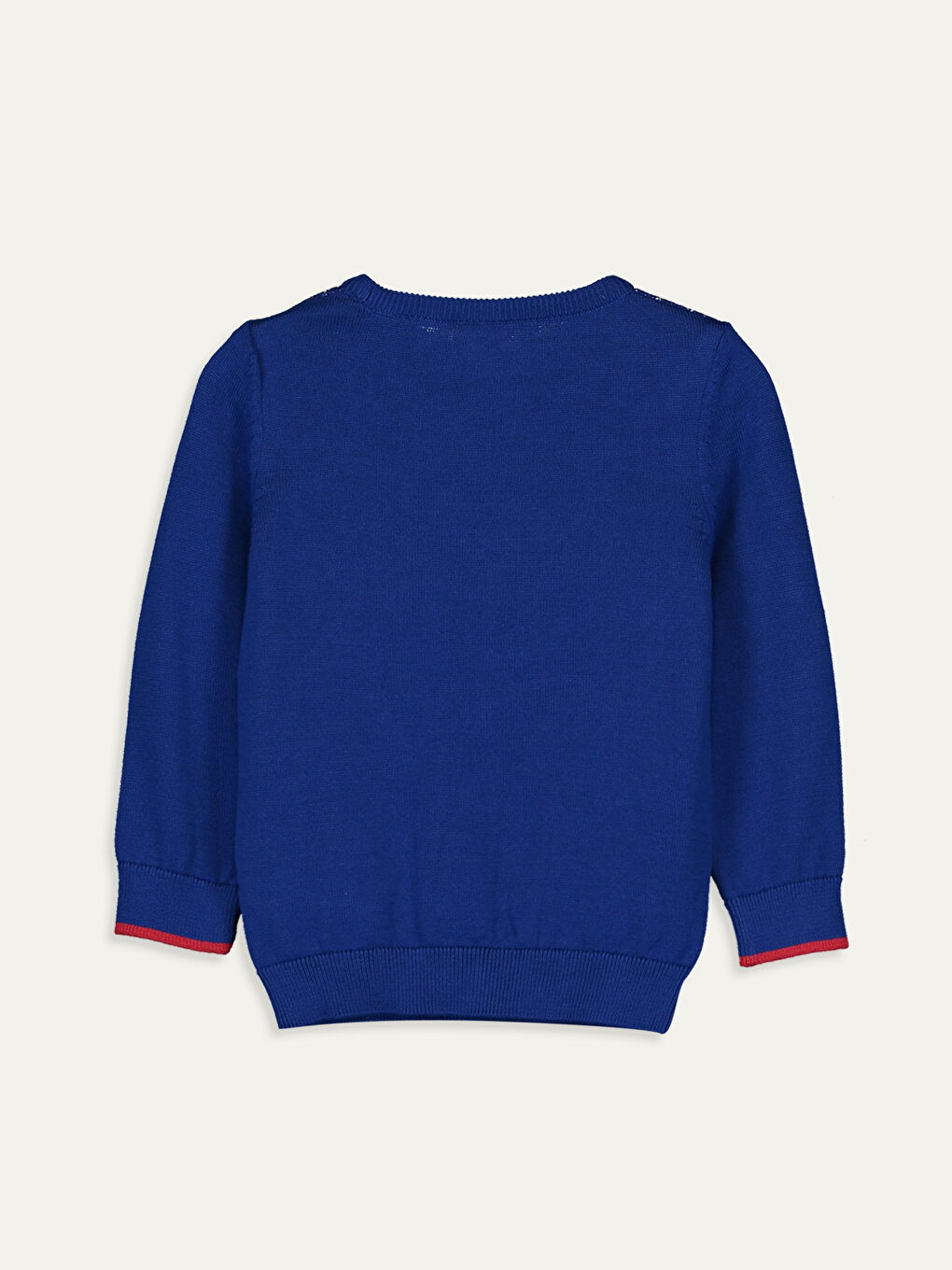 Crew Neck Christmas Themed Long Sleeve Boy Knitwear Sweater-2