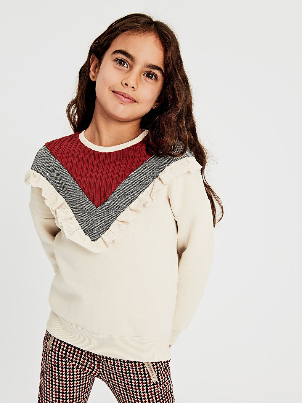 Sweat-shirt BEIGE Fille-2