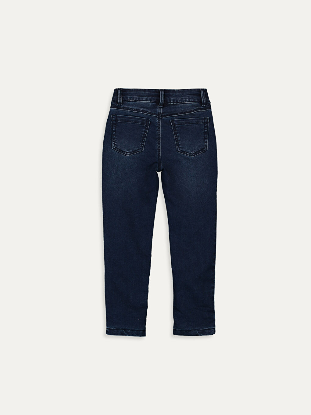 بنطلون دينيم بناتي بقصة رفيعة-1