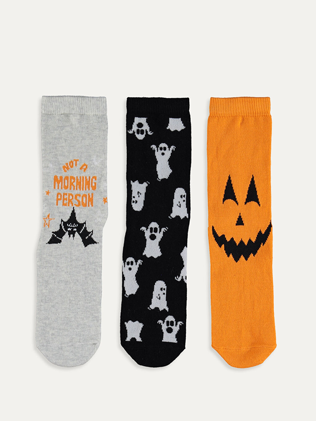 Șosete până la gleznă PORTOCALIU Fată-1