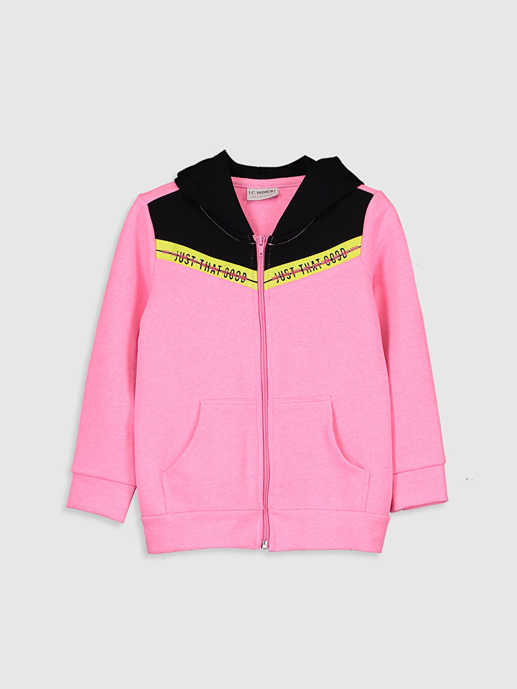 Қыздар қызғылт Сыдырмасы бар свитшот