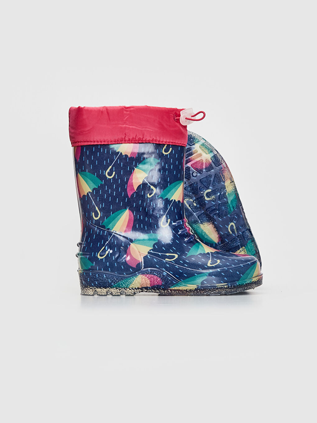 Lacivert Baskılı Bot-2