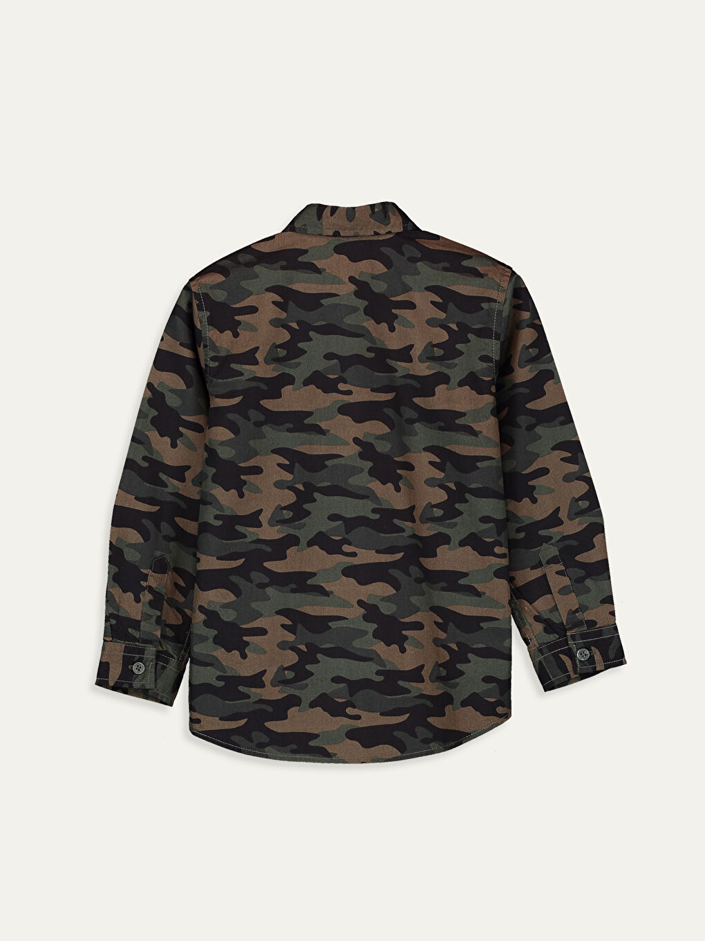 Yeşil Baskılı Gömlek-1