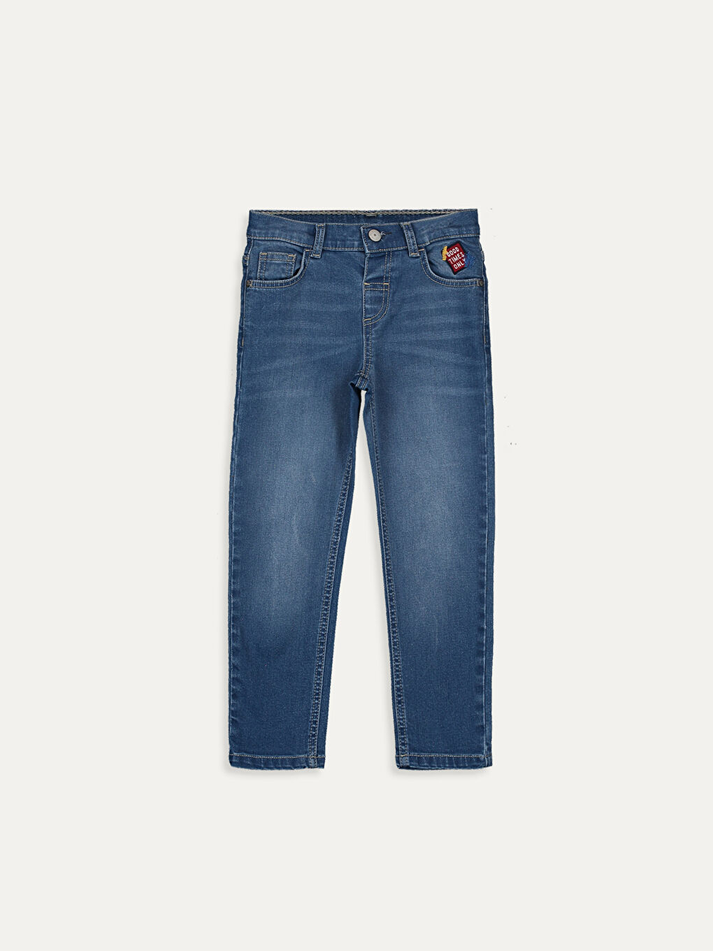 İndigo Skinny Erkek Çocuk Jean Pantolon-1