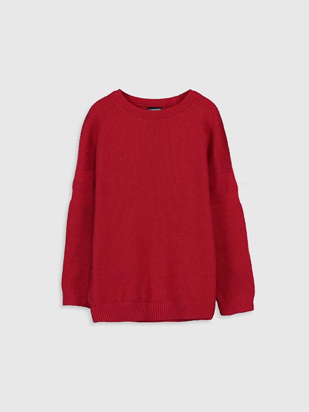 Kırmızı Bisiklet Yaka Erkek Çocuk Kazak