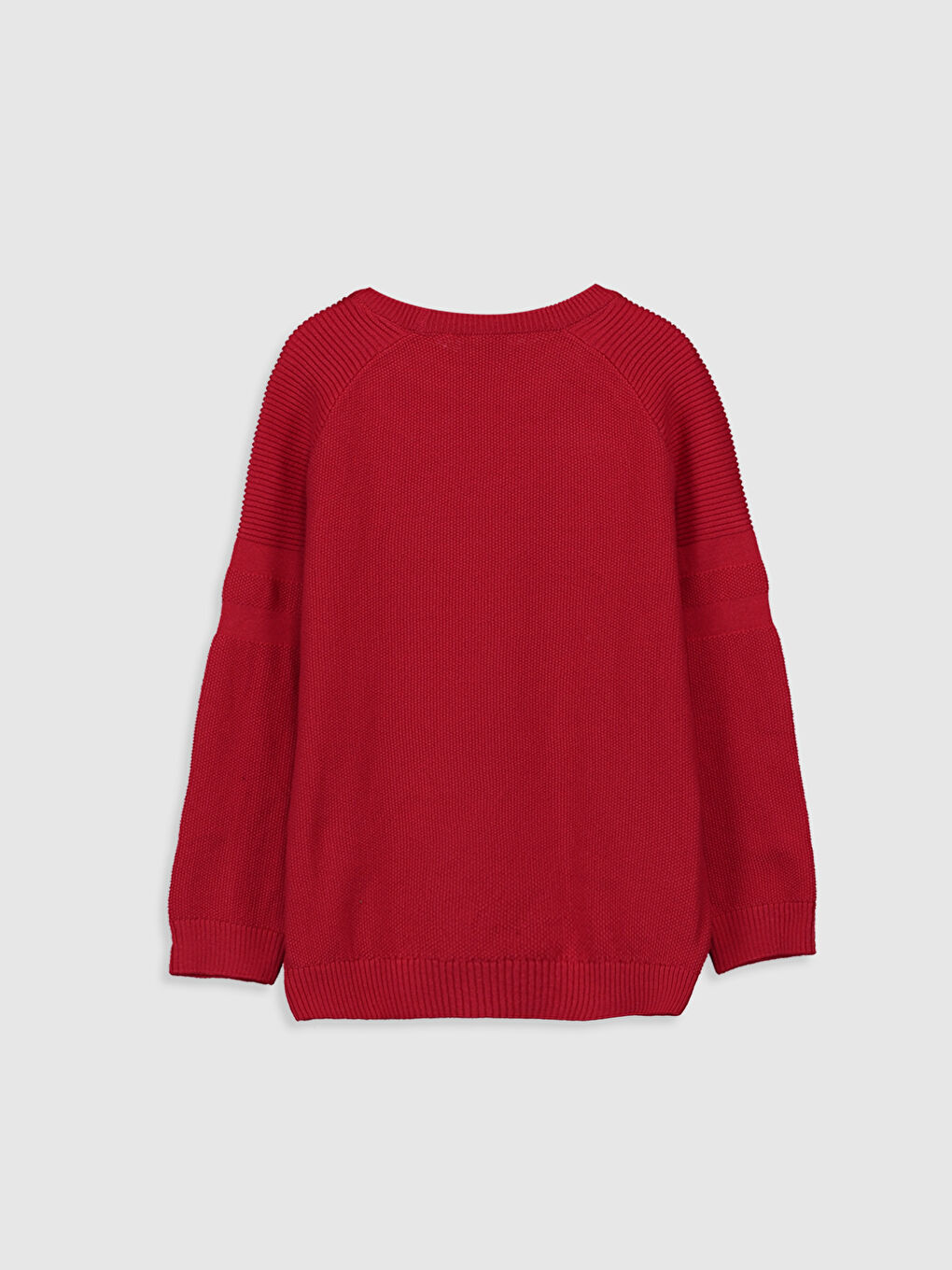 Kırmızı Bisiklet Yaka Erkek Çocuk Kazak-1