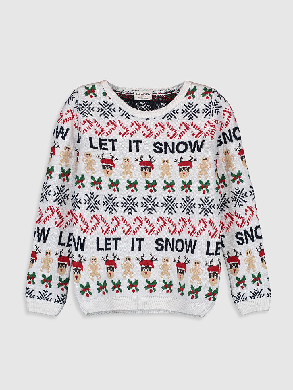 Crew Neck Girls' Sweater