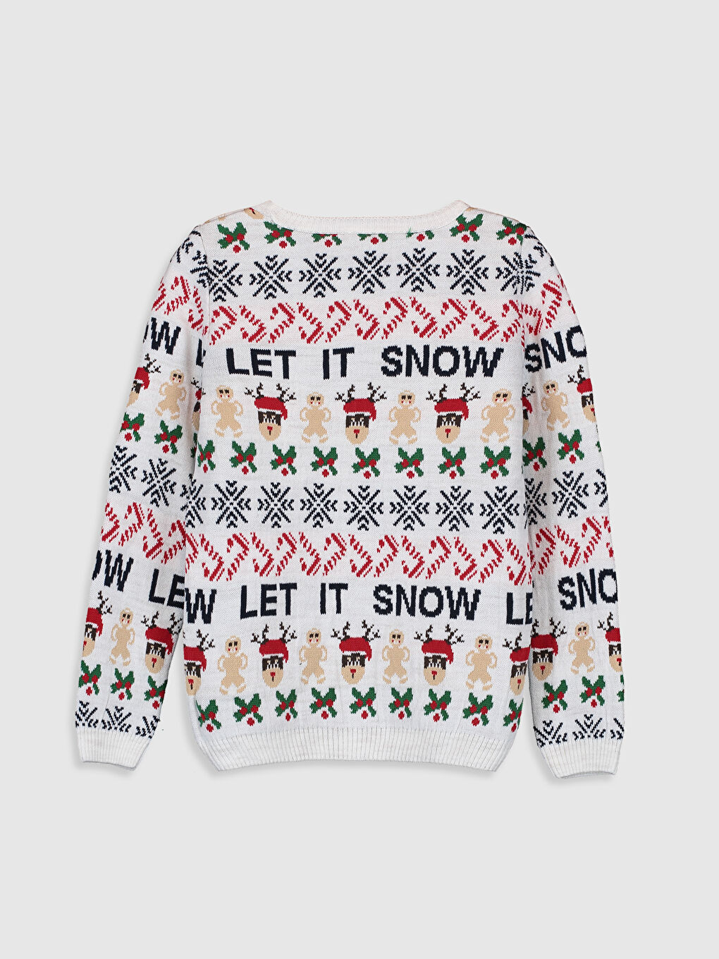 Crew Neck Girls' Sweater-1