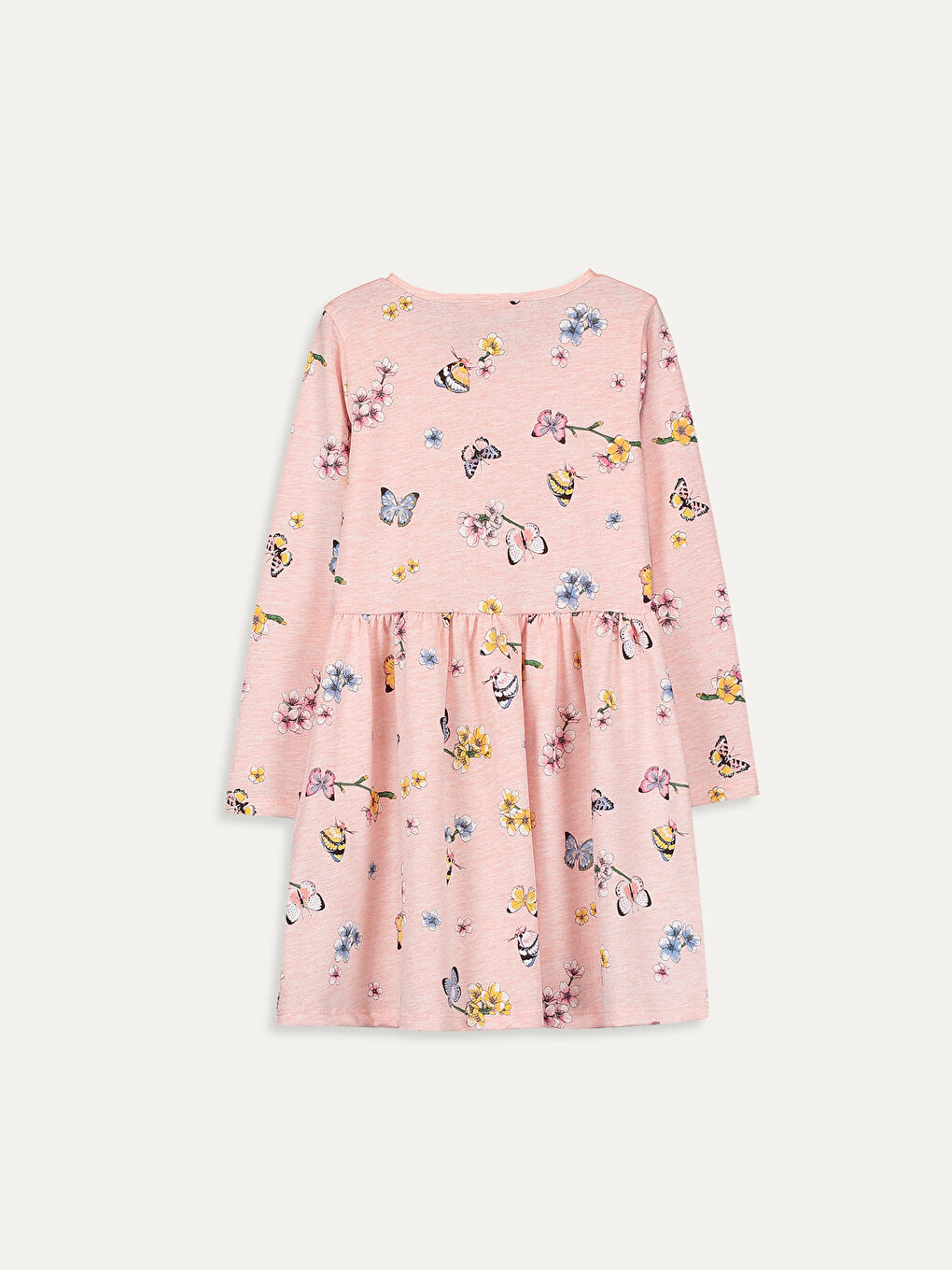 Pembe Melanj Elbise-2