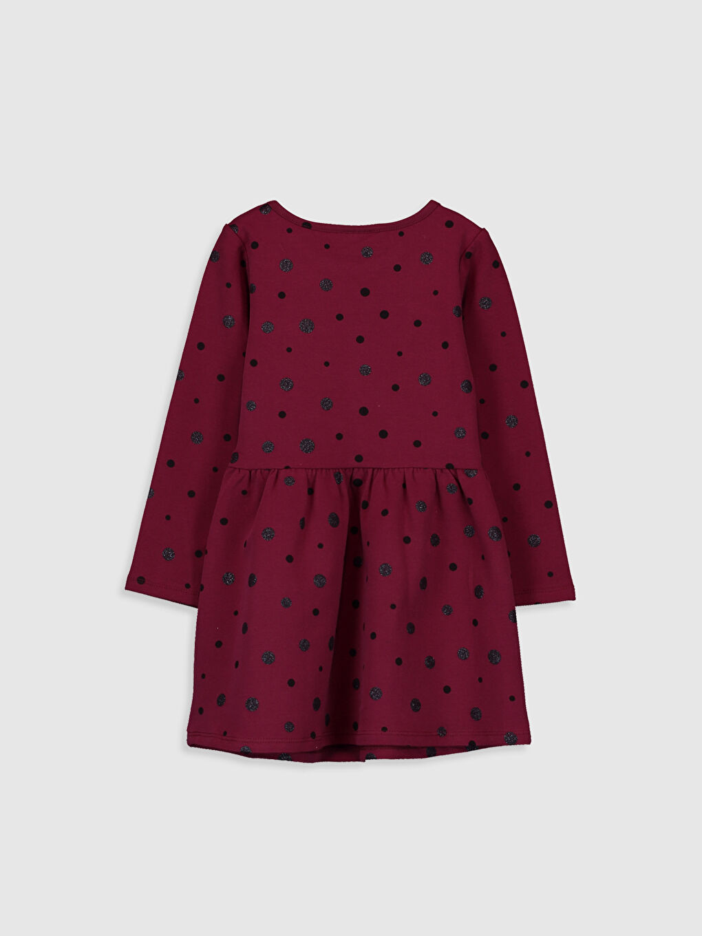 Crew Neck Girls' Dress-1