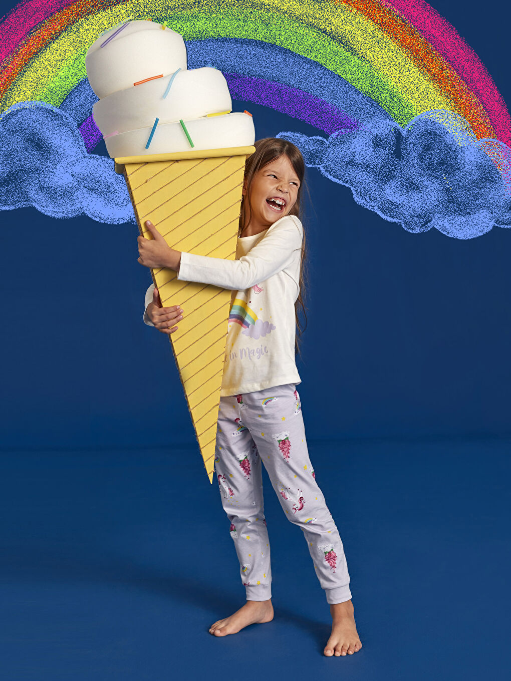 Optik Beyaz Pijama Takım